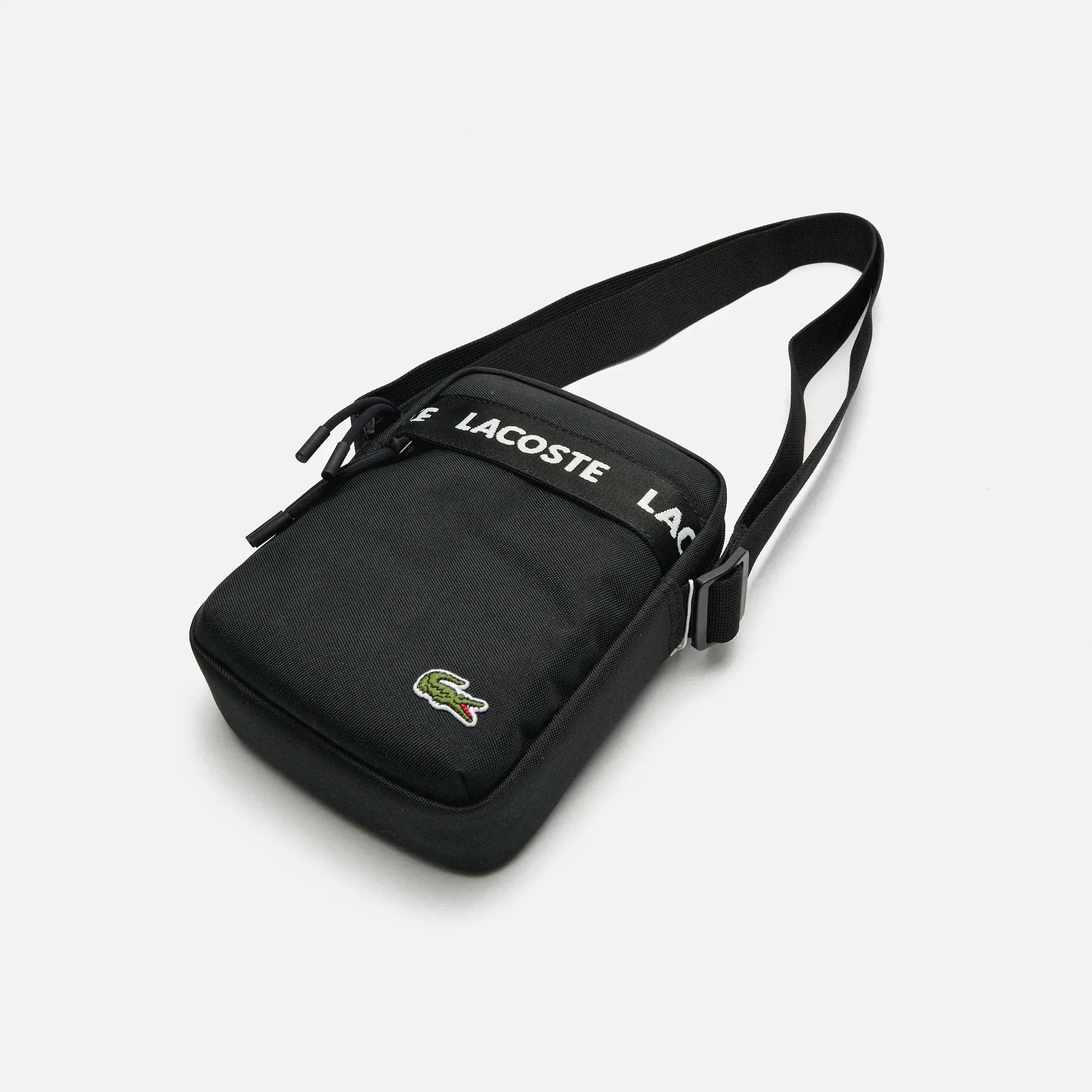  Lacoste Crossover Tape Bag Noir