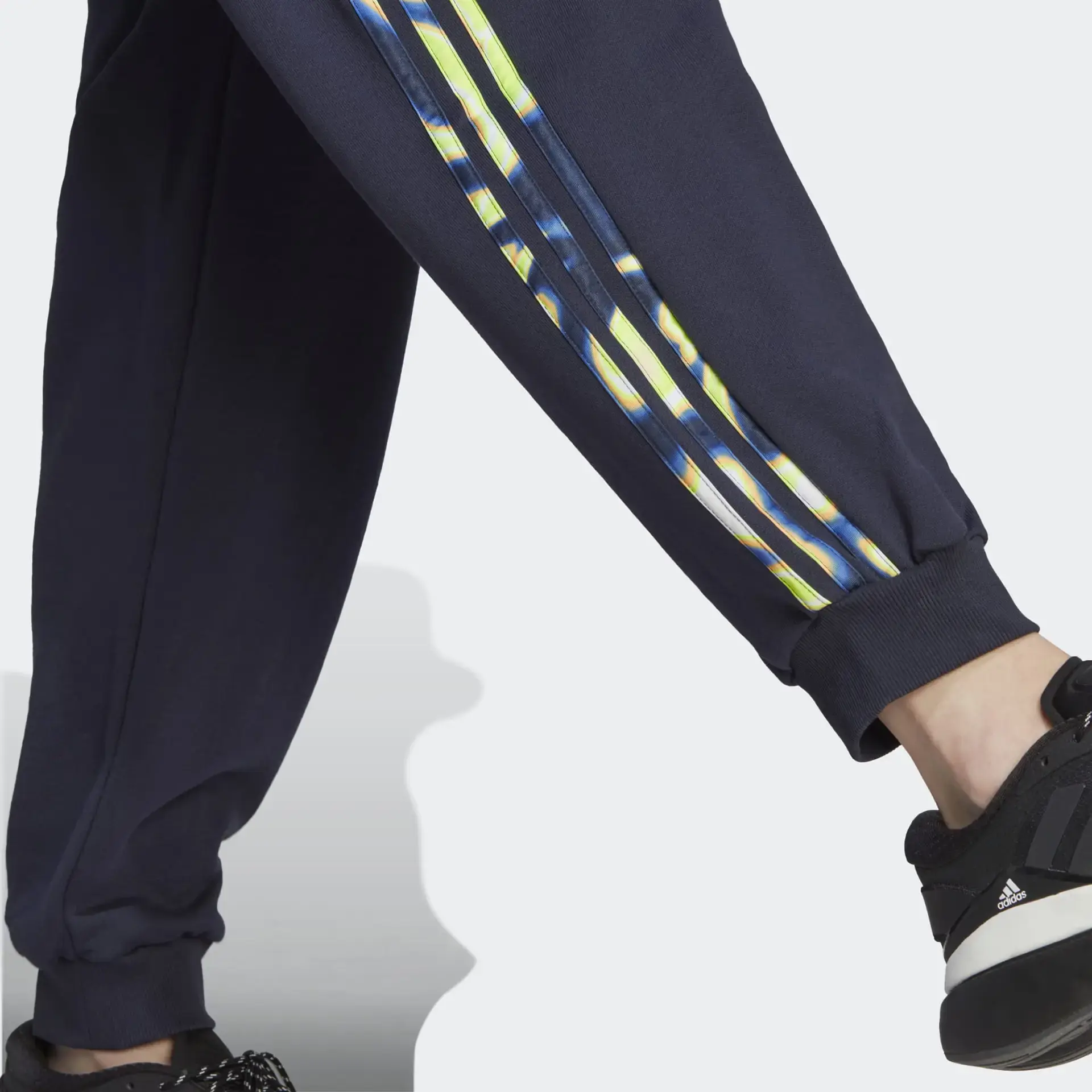 adidas Vibrant Print 3-Stripes Sweat Pants Legend Ink/Multicolor