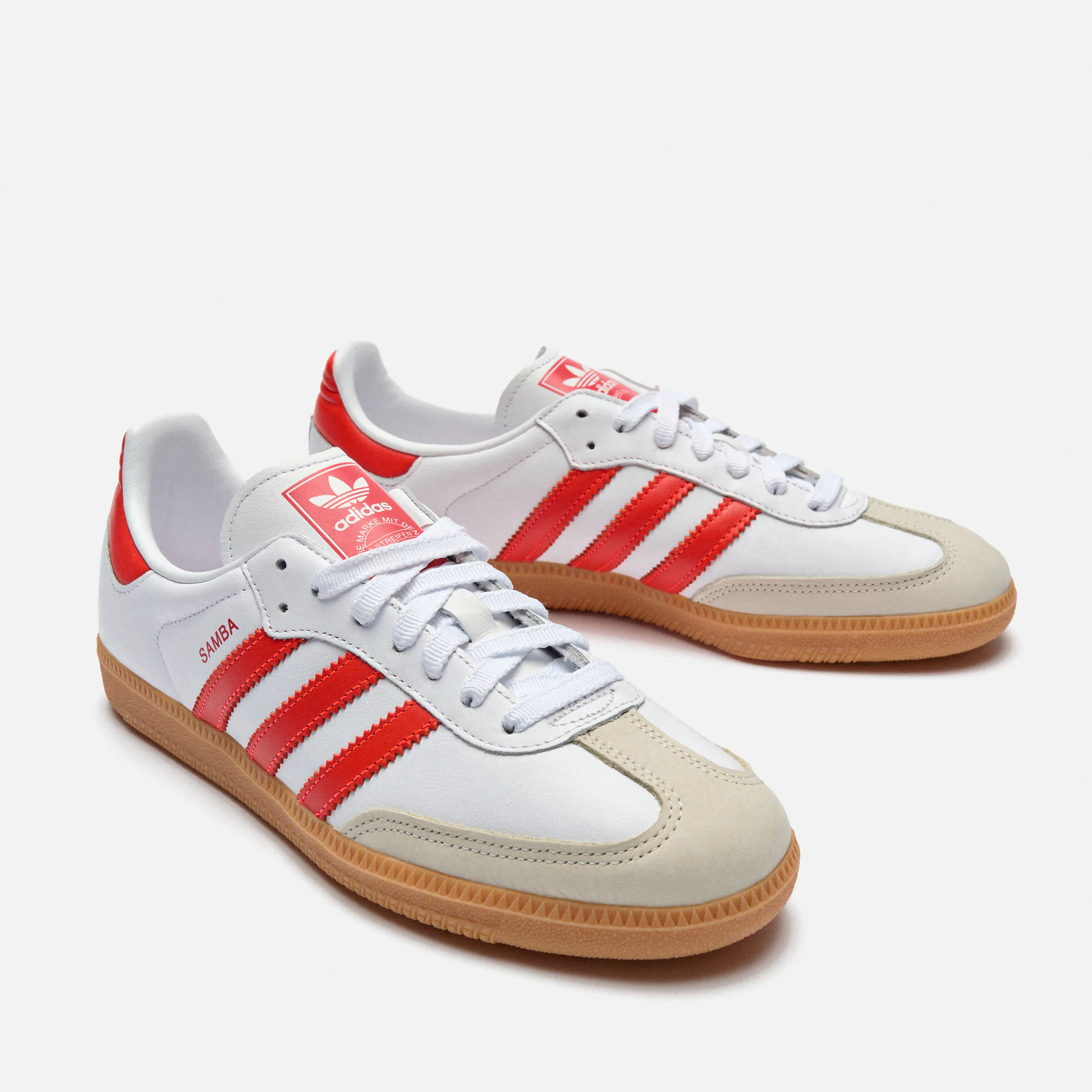 adidas Originals Samba Sneaker OG Cloud White/Solar Red/Off White