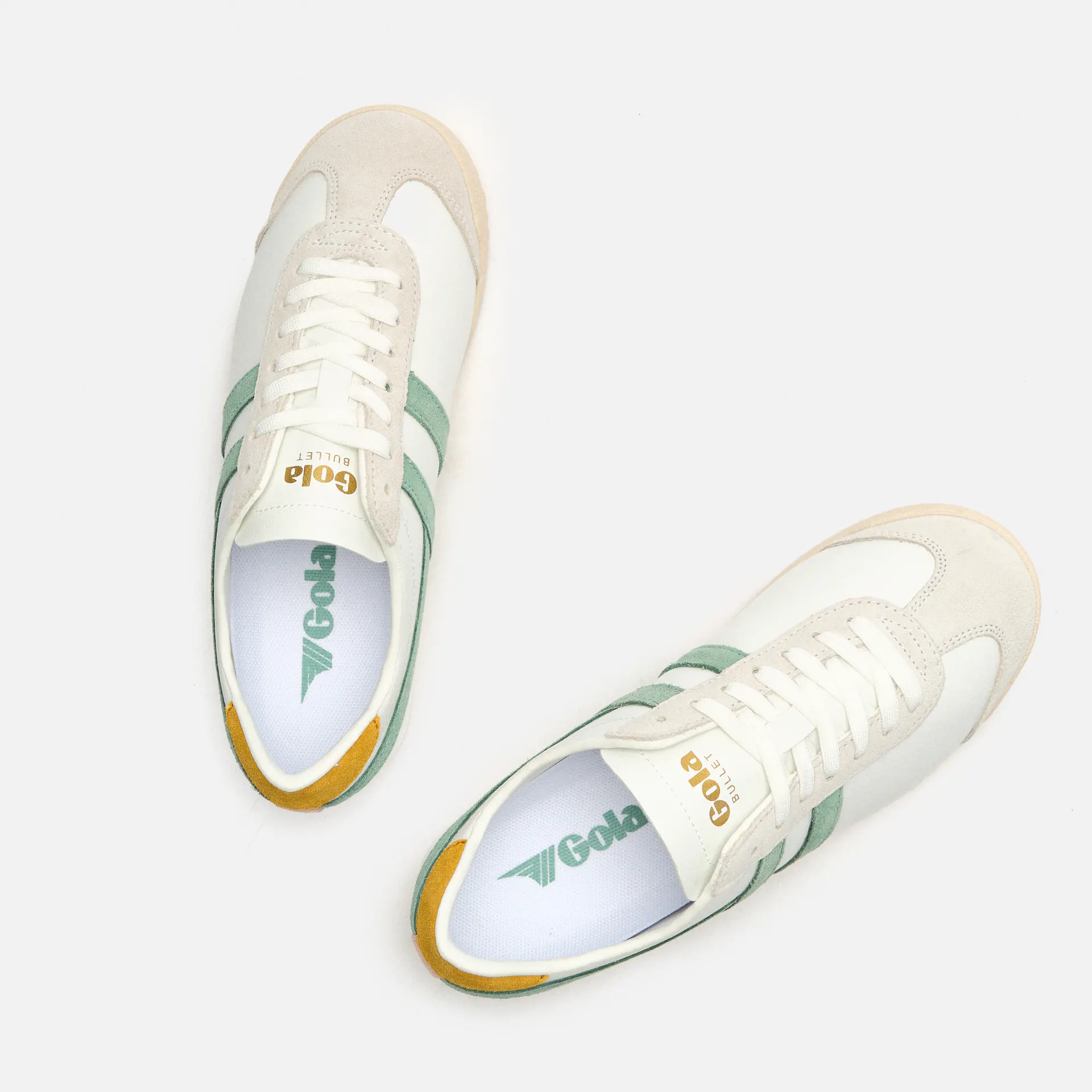 Gola Bullet Pure Sneaker White/Green Mist/Sun