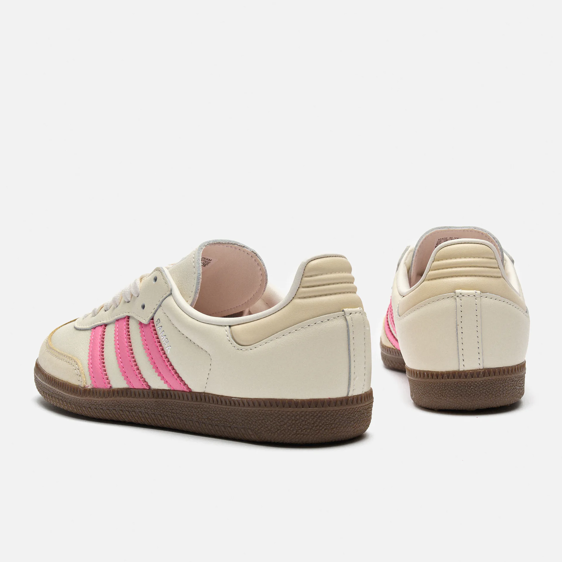 adidas Originals Samba OG Sneaker Cloud White Lucid Pink Wonder White