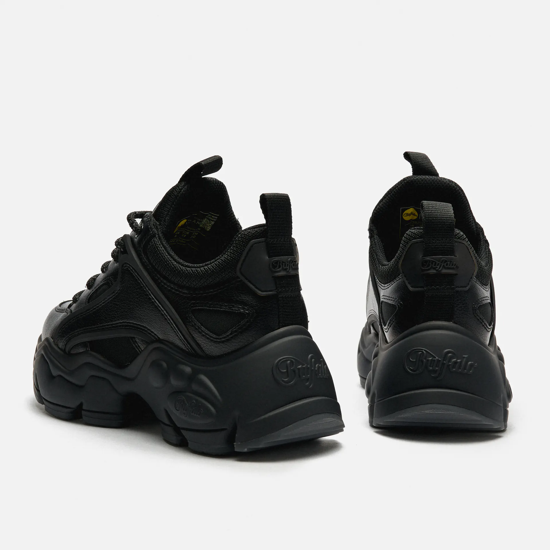 Buffalo Binary C Vegan Nappa/Mesh Sneaker Black