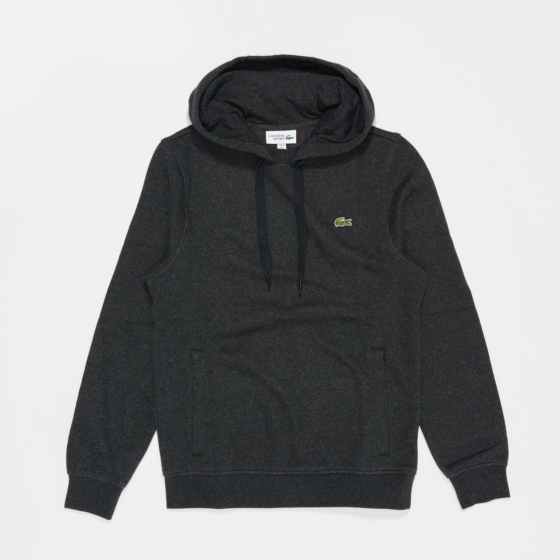 Lacoste Sport Fleece Hoody Grey