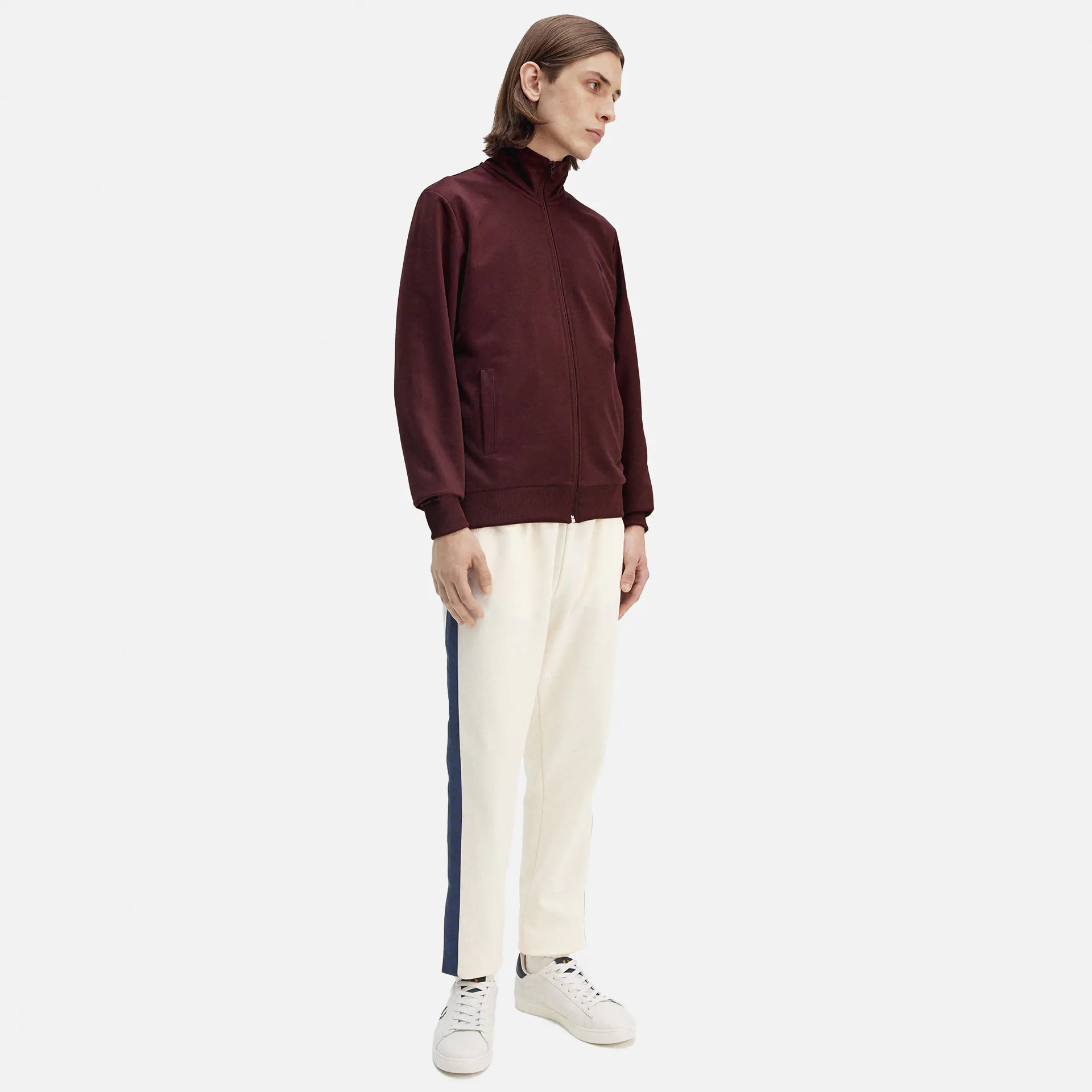 Fred Perry Track Jacket Oxblood