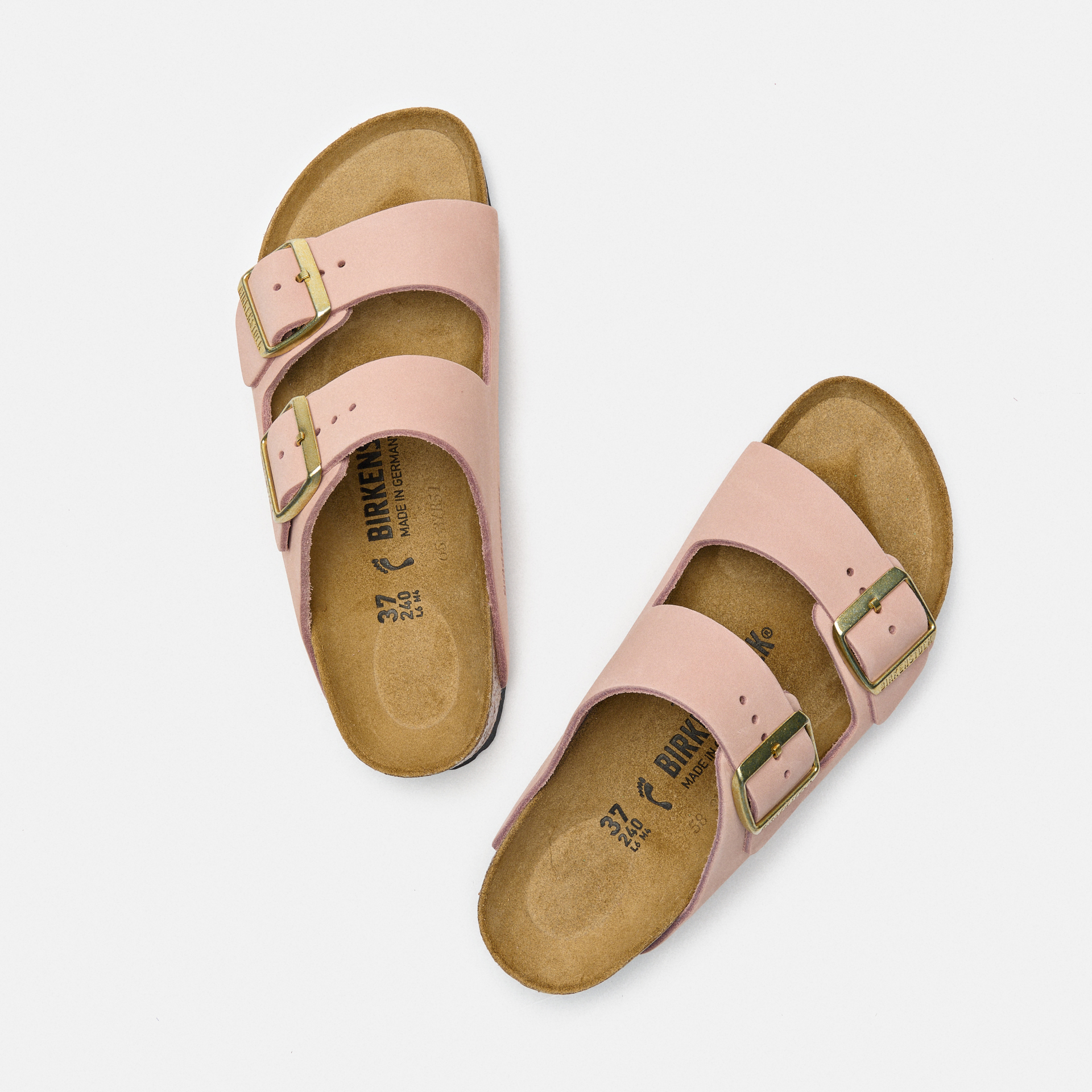 Birkenstock suede arizona sandals pink on sale