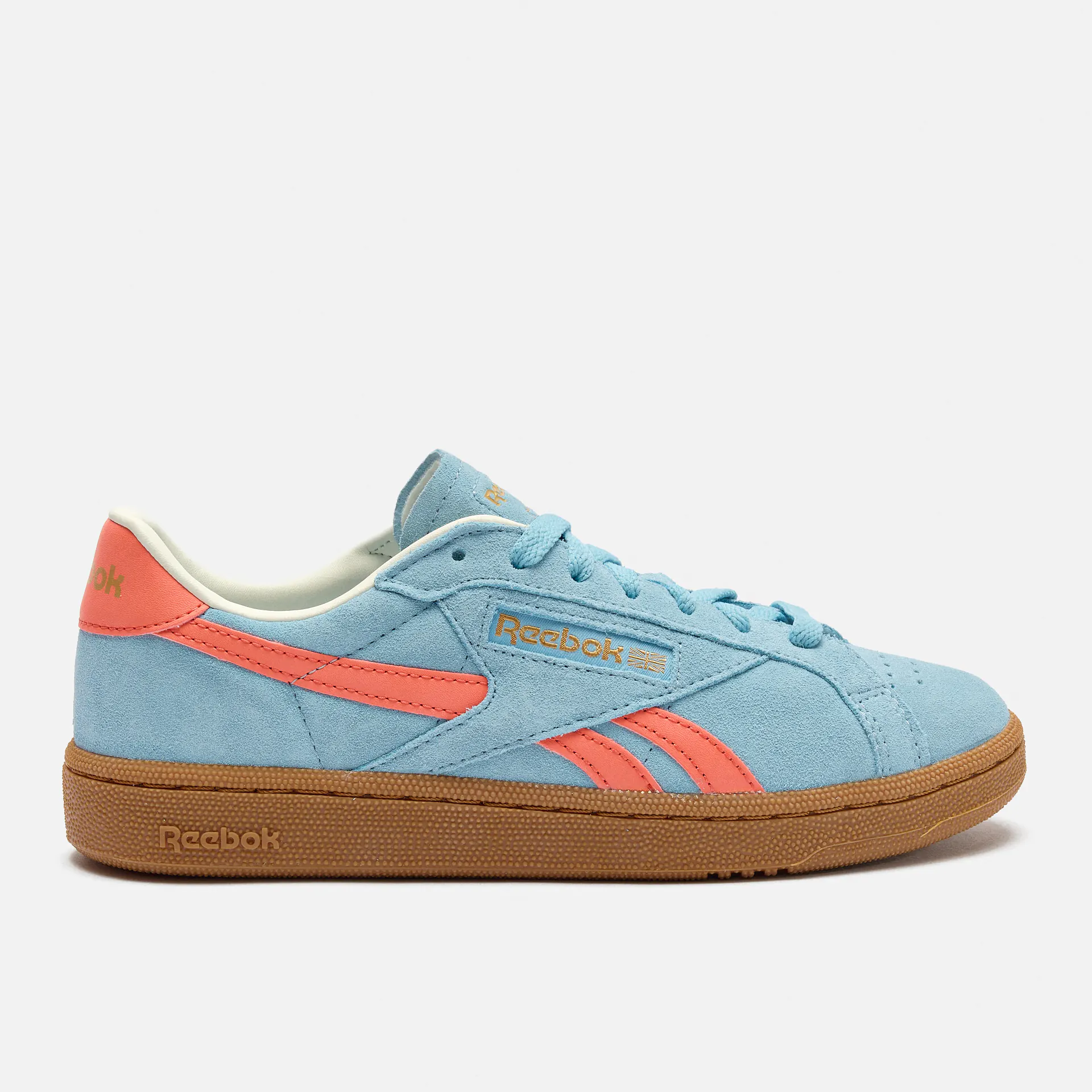 Reebok Club C Grounds UK Sneaker Softblue/Super Charged Coral/Gum