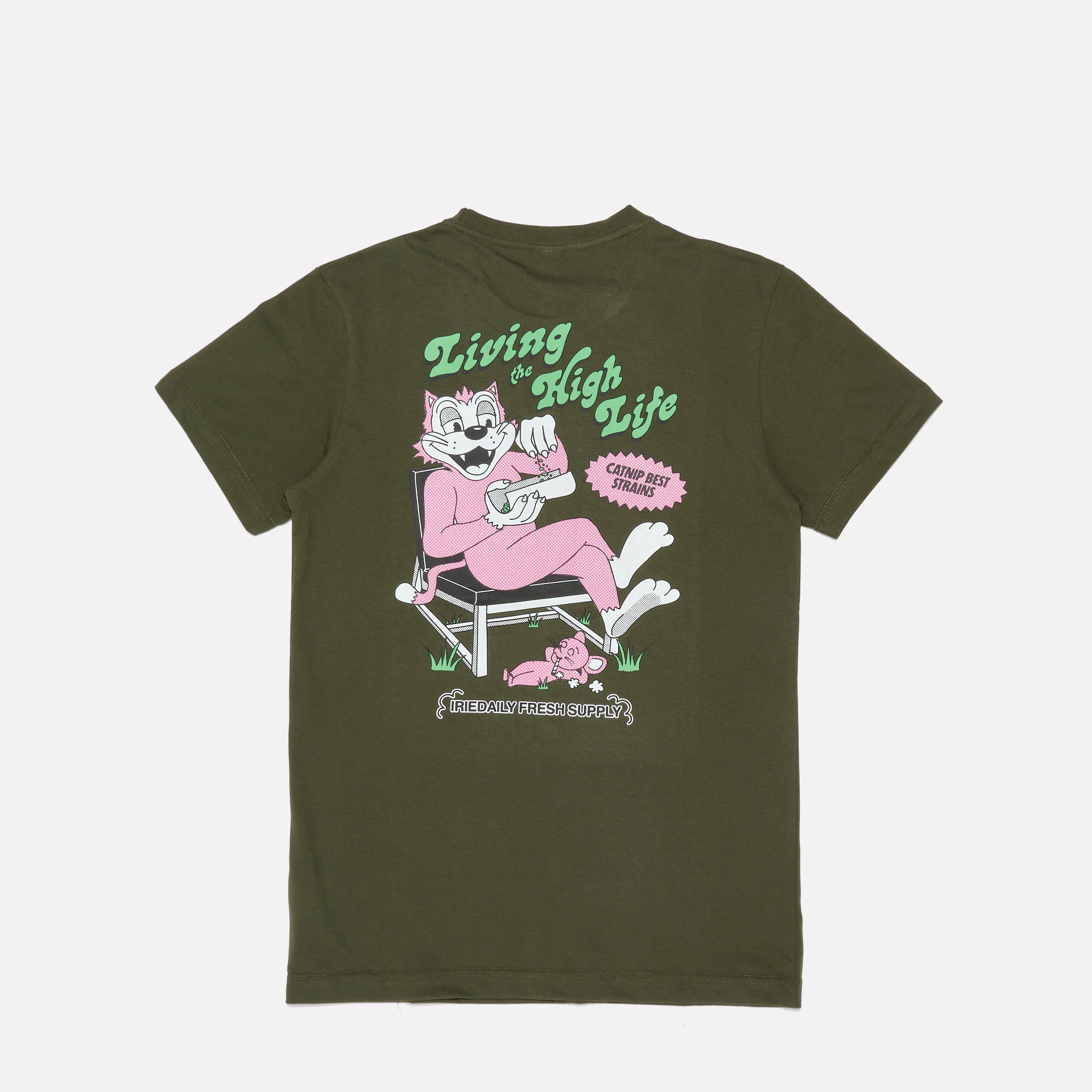 Iriedaily Fresh Supply T-Shirt Dark Olive