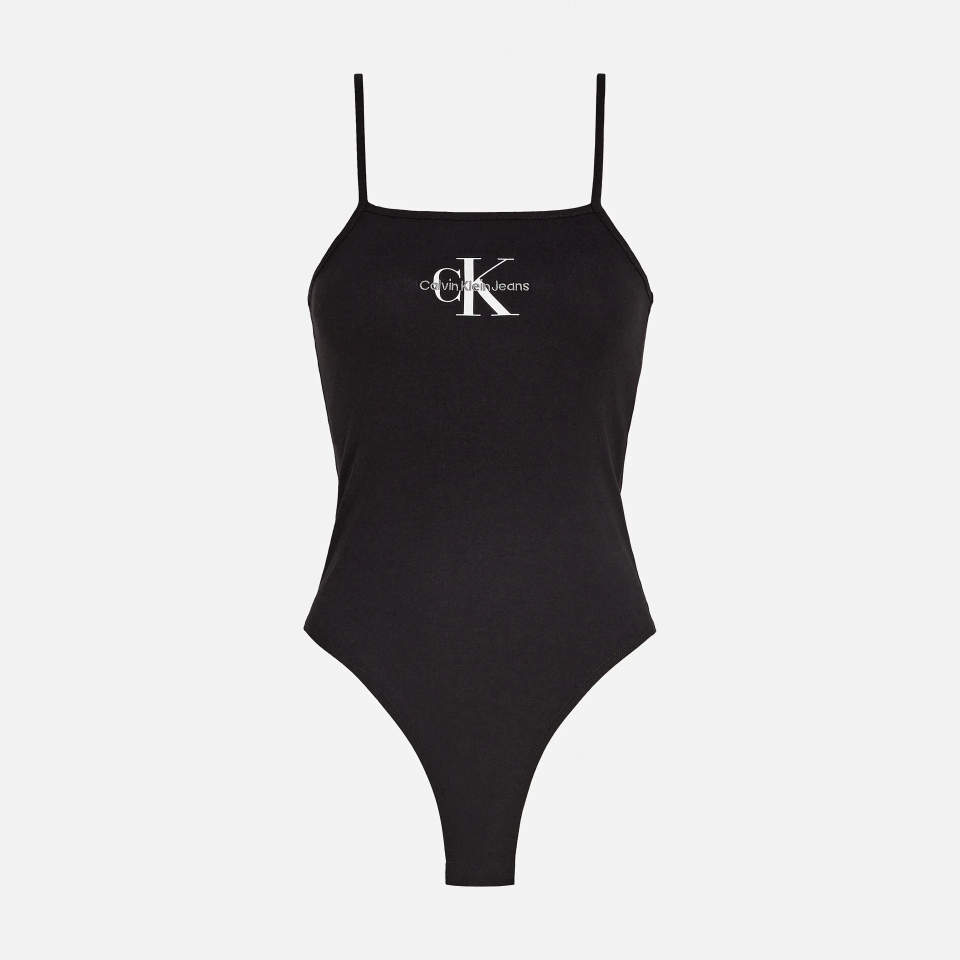 Calvin Klein Jeans Monologo Strappy Body Black