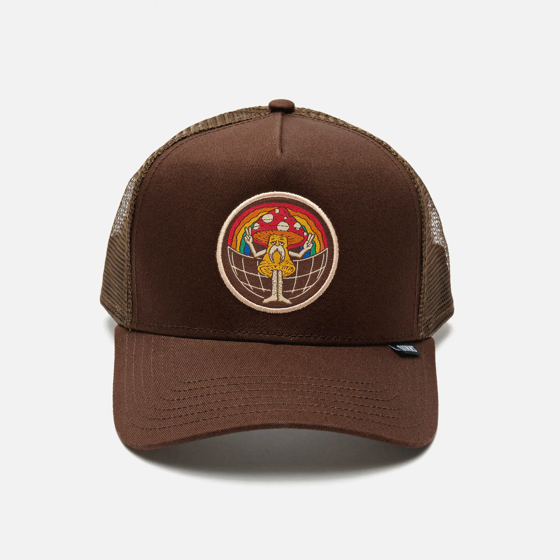 DJINNS Trucker Cap HFT Peace & Harmony Brown