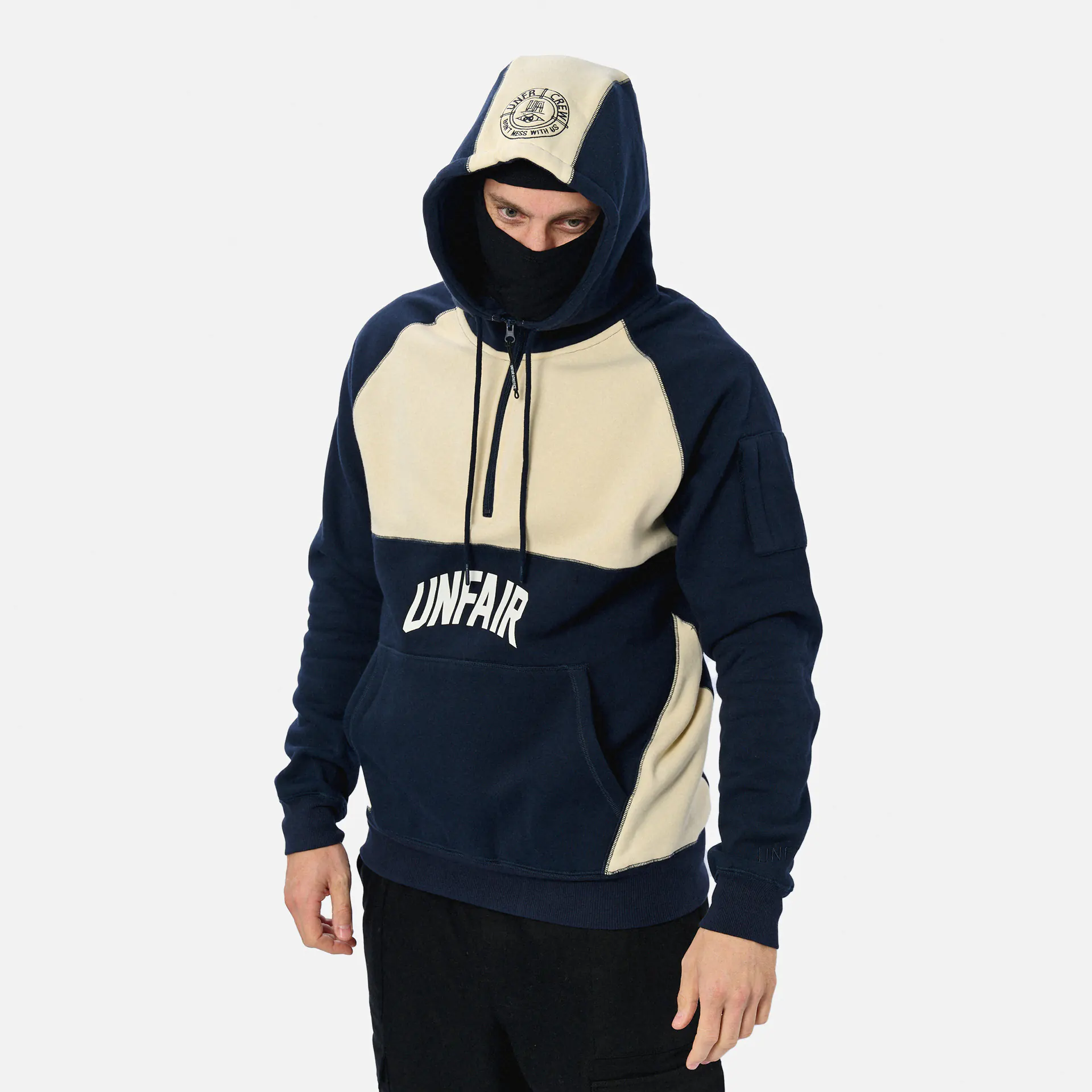 Unfair Athletics Unfair Ninja Zipper Navy/Cream