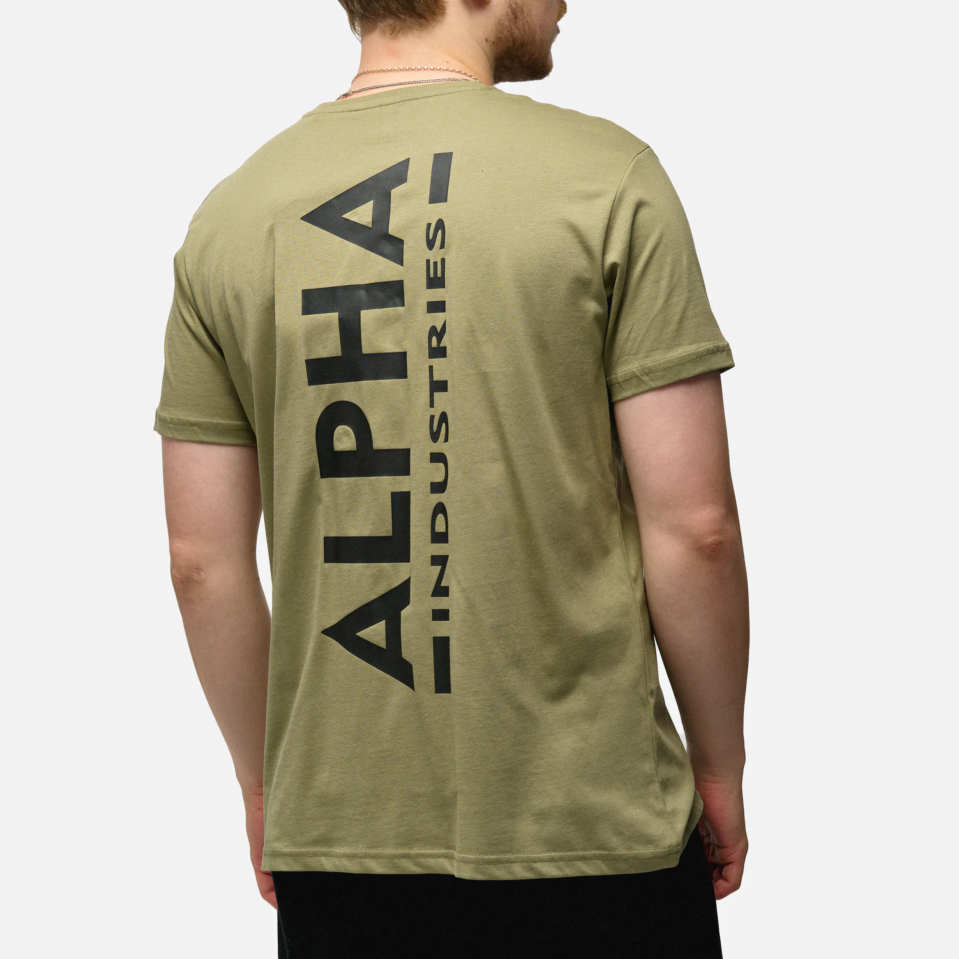 Alpha Industries Backprint T-Shirt Olive/Black