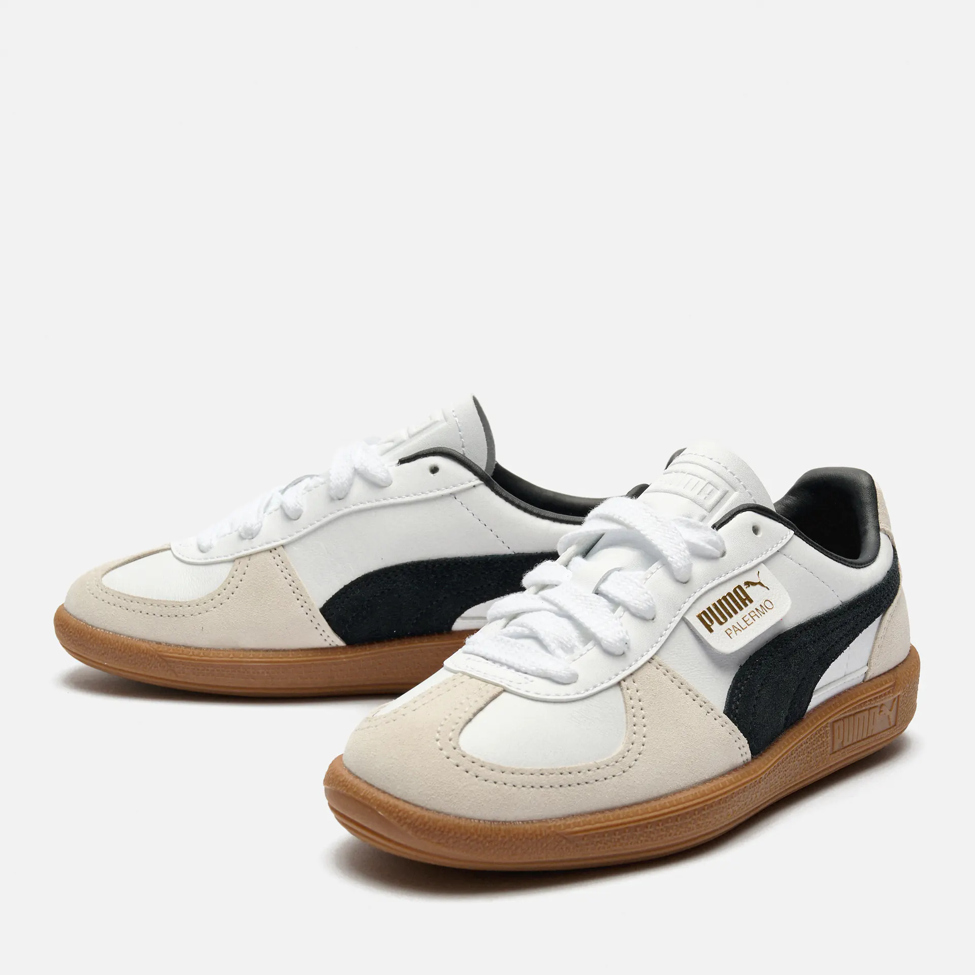 PUMA Palermo LTH Sneaker Puma White-Vapor Gray-Gum