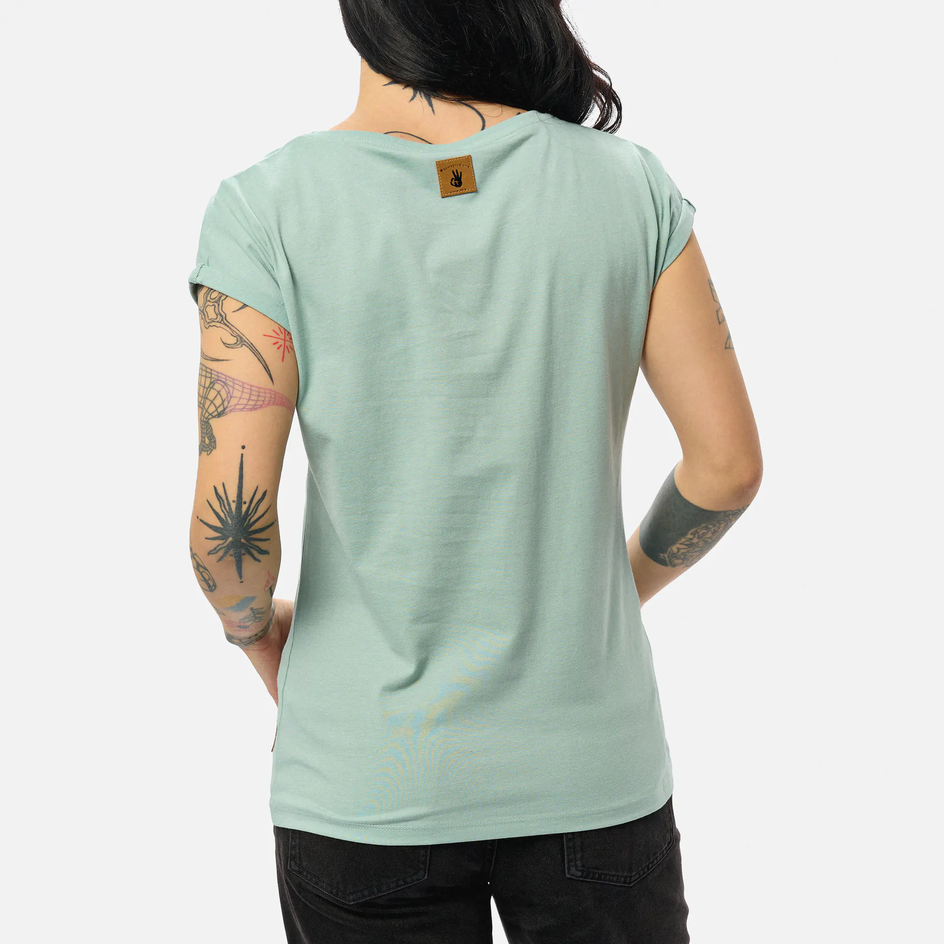 Kleinigkeit Görls Normalfit T-Shirt Berry Nice Celadon