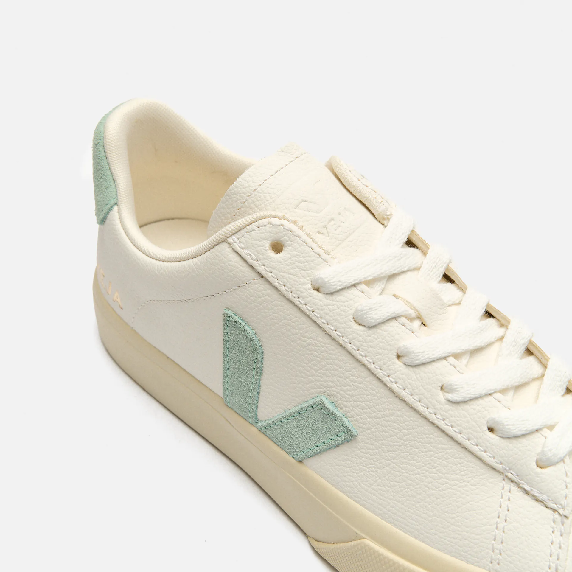 Veja Campo Chromefree Leather Extra White/Matcha