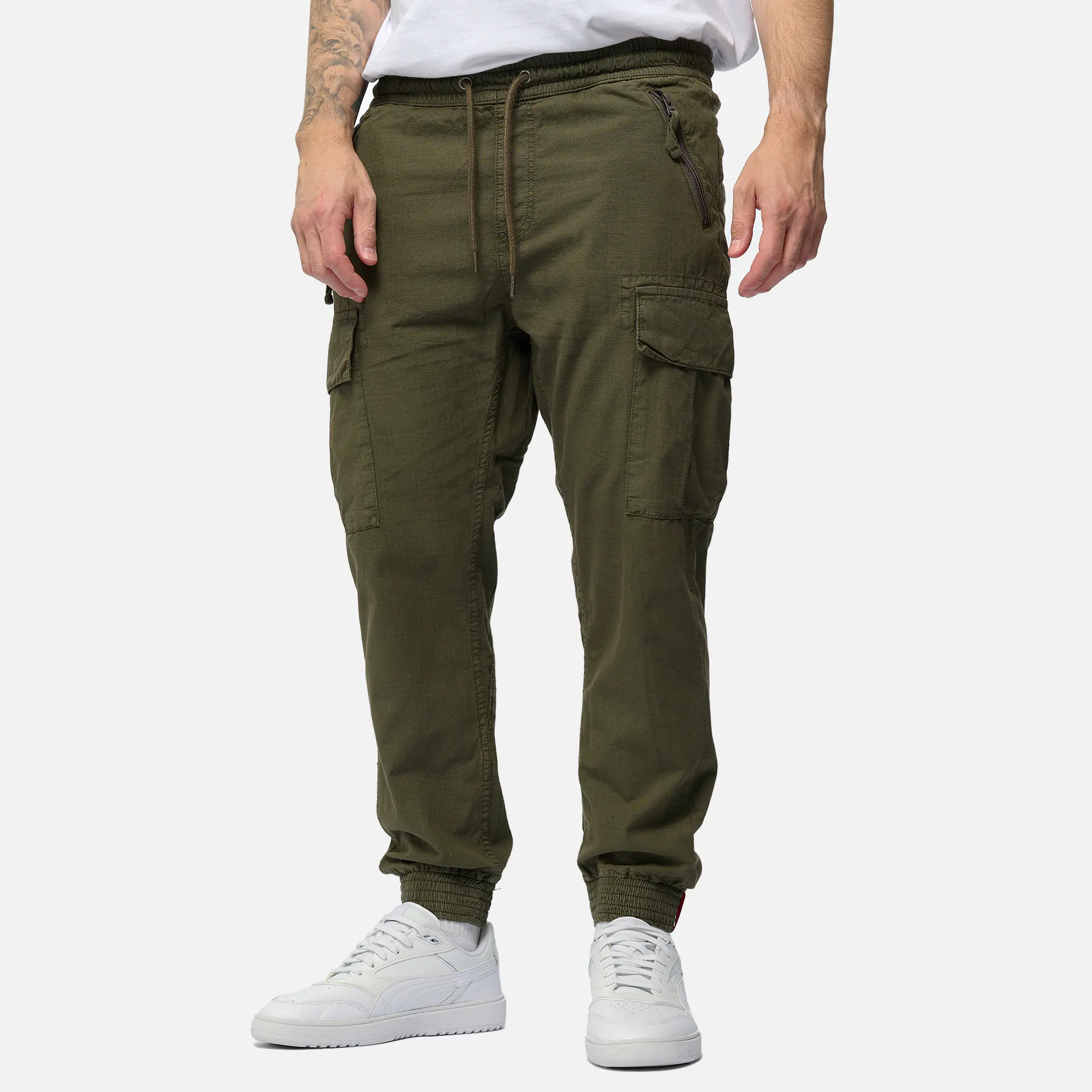 Alpha Industries Ripstop Cargo Pants Grey Black