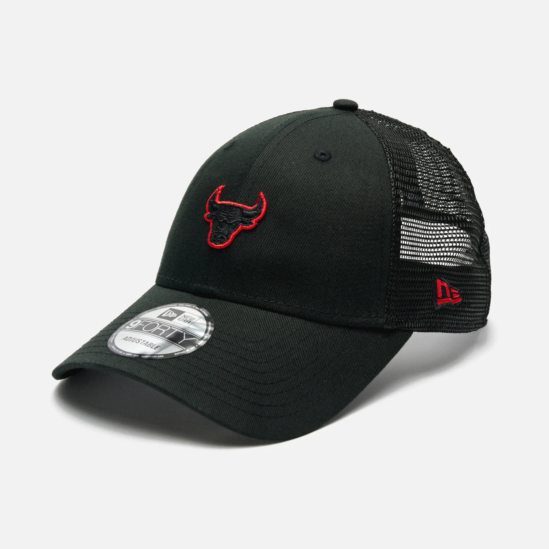 New Era Chicago Bulls 9Forty Trucker Cap Black