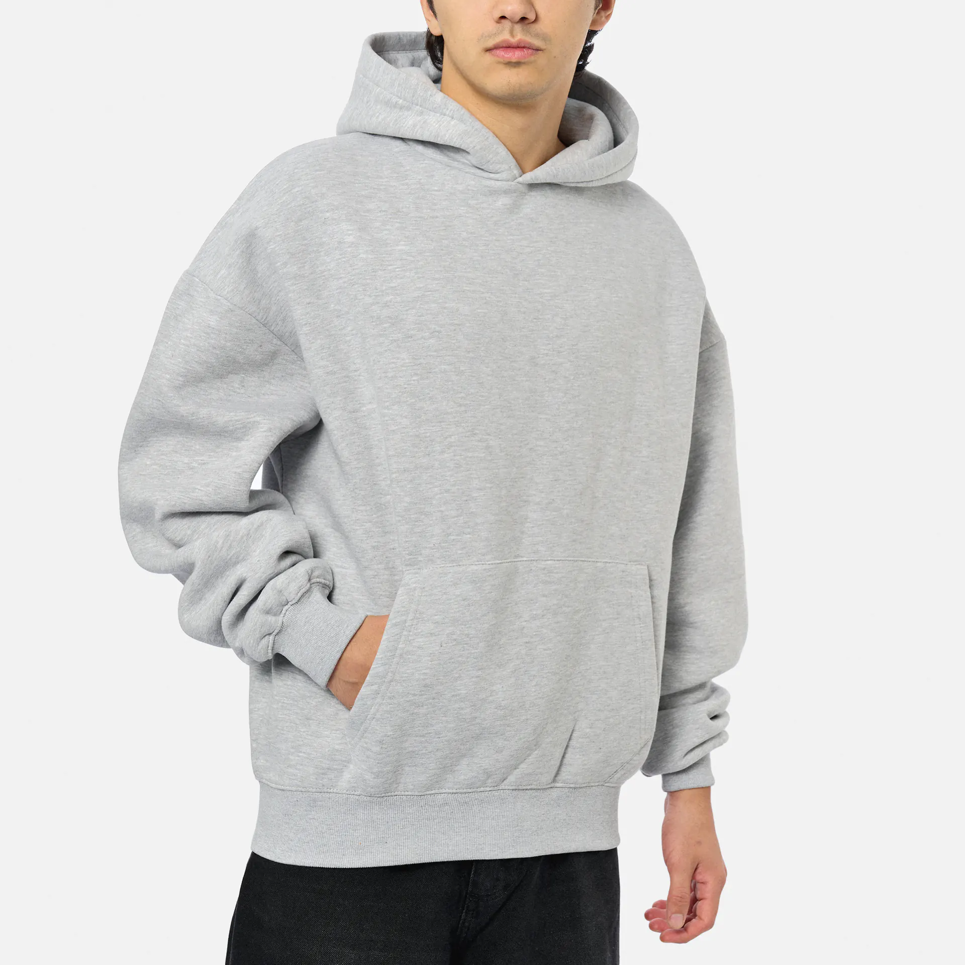 Prohibited Drift Hunt Hoodie Grey Melange