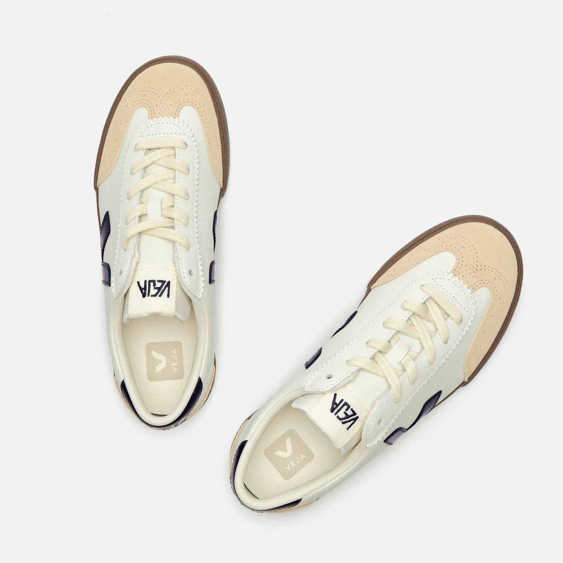 Veja Volley O.T. Leather Sneaker White Nautico Bark