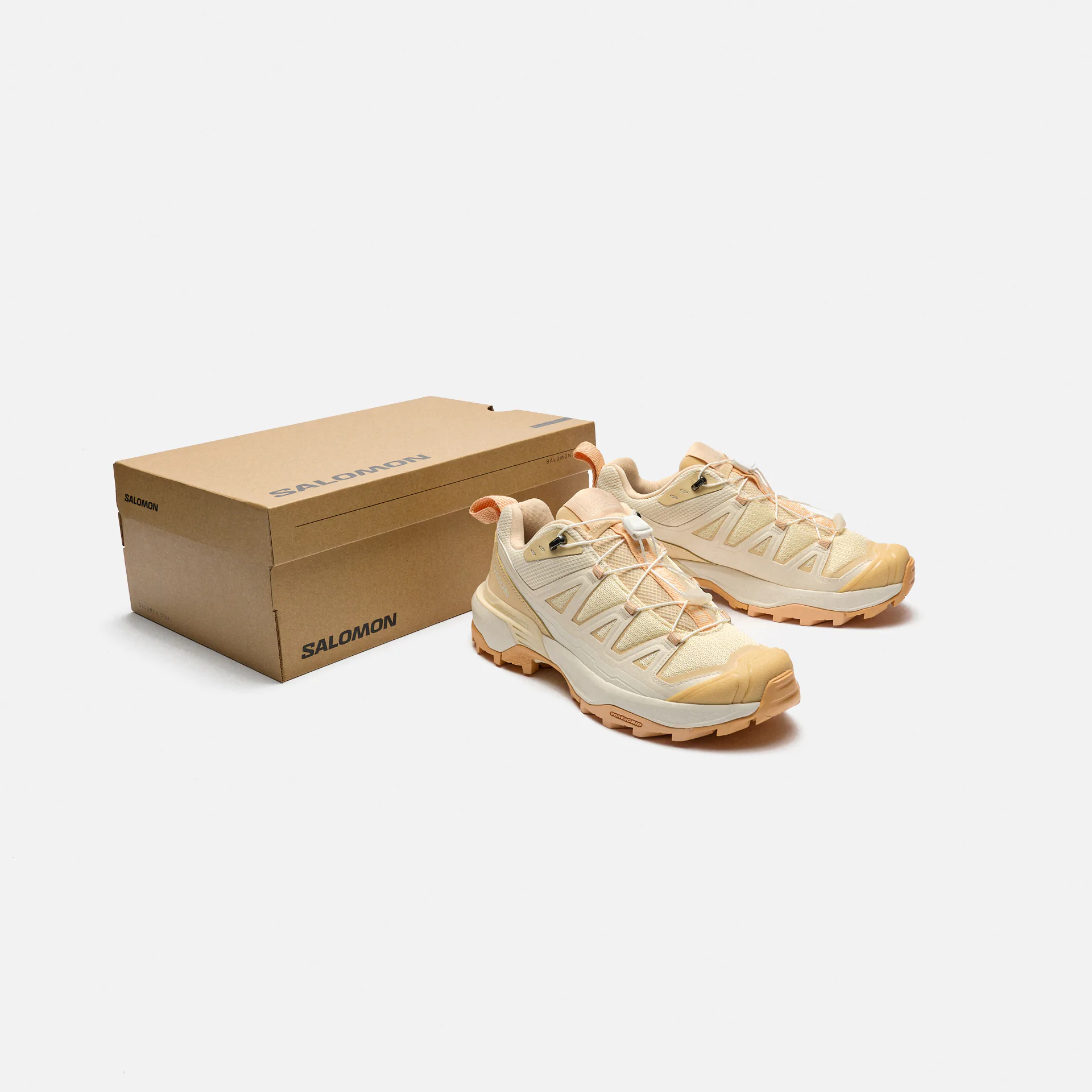 Salomon X Ultra 360 Edge Sneaker Wheat/Shortbread/Peach Quartz