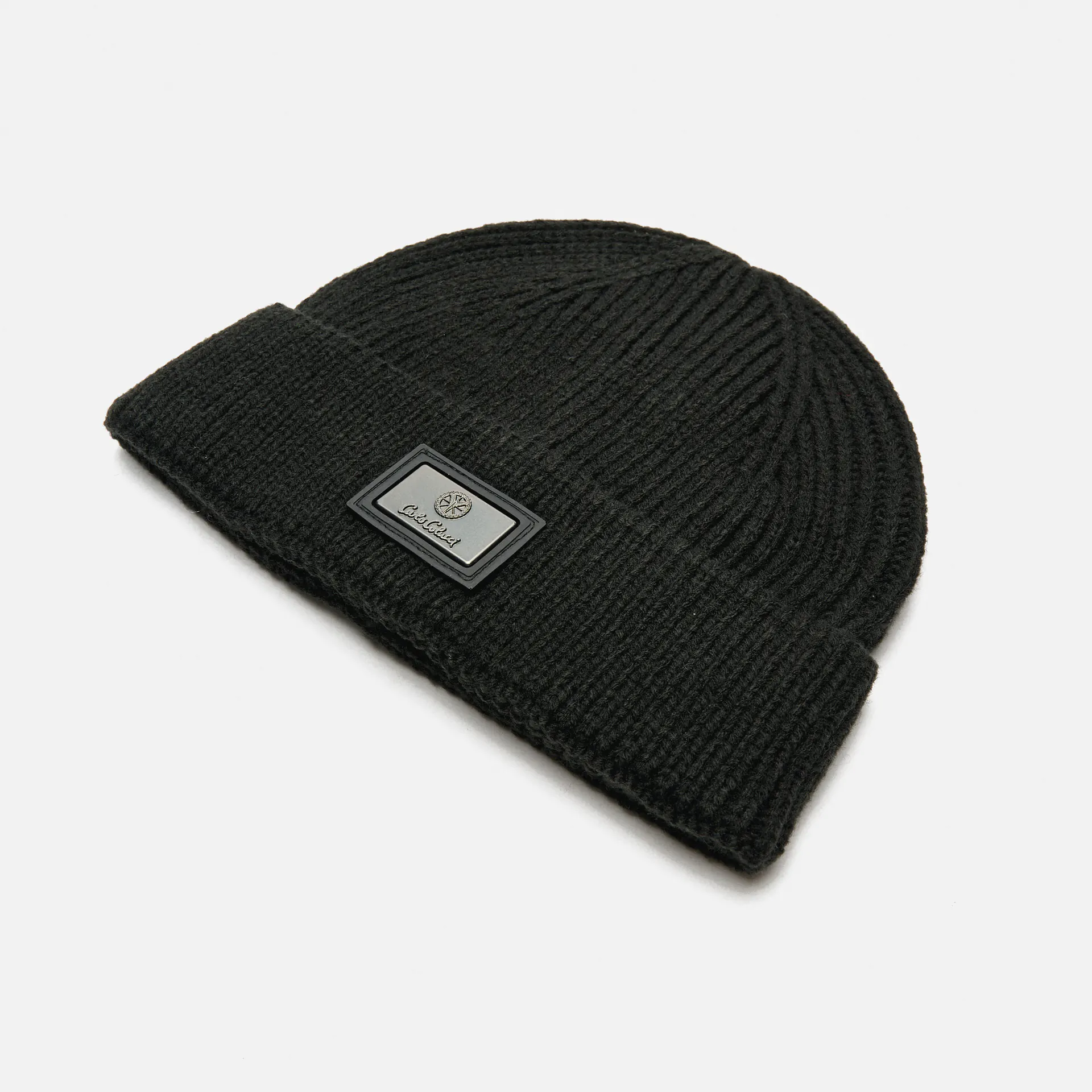 Carlo Colucci Knitted Hat Black 