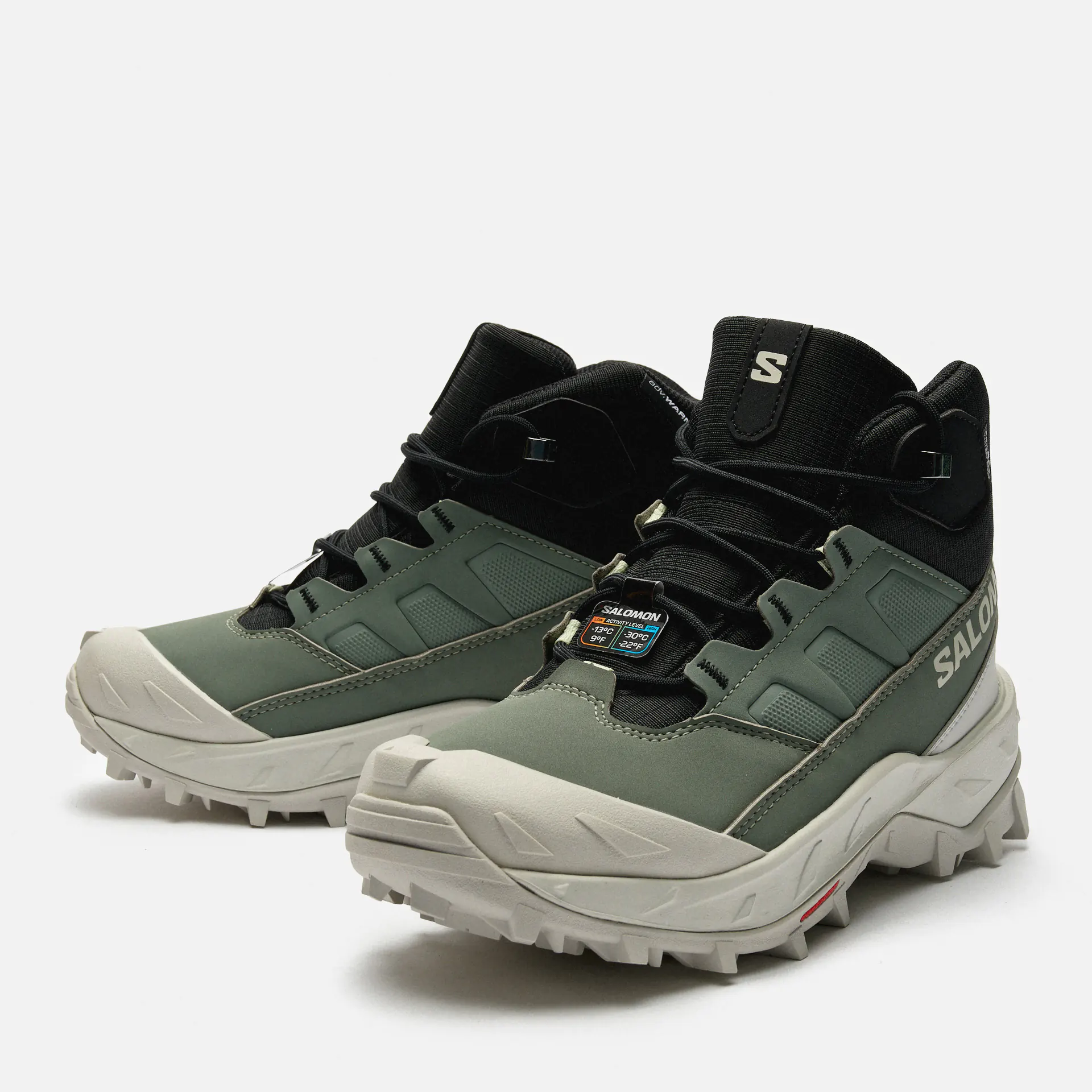 Salomon CROSSTRAK WP Boots W Agave Green/Black/Canary Green