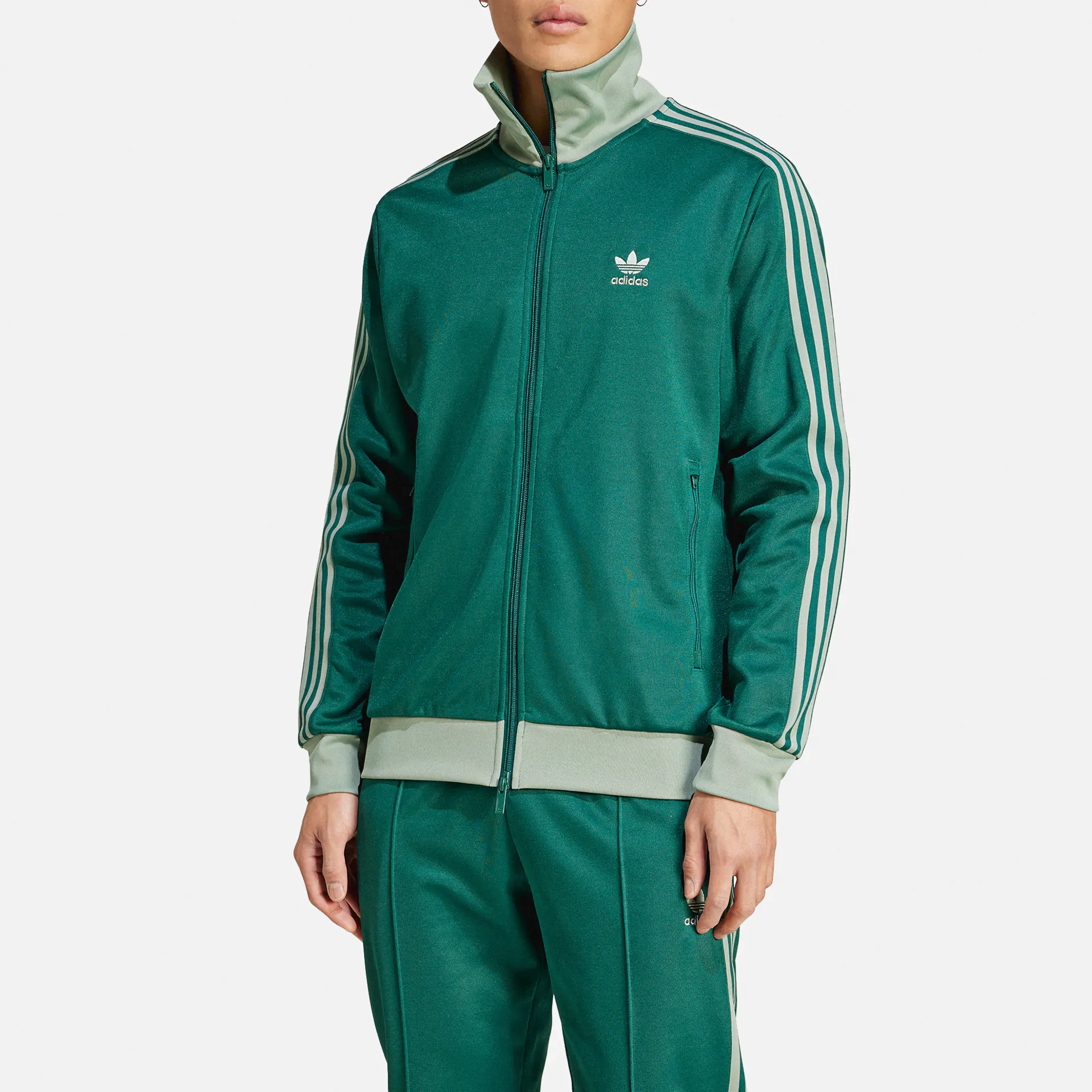 adidas adicolor Classic Beckenbauer Track Jacket Collegiate Green/Silver Green