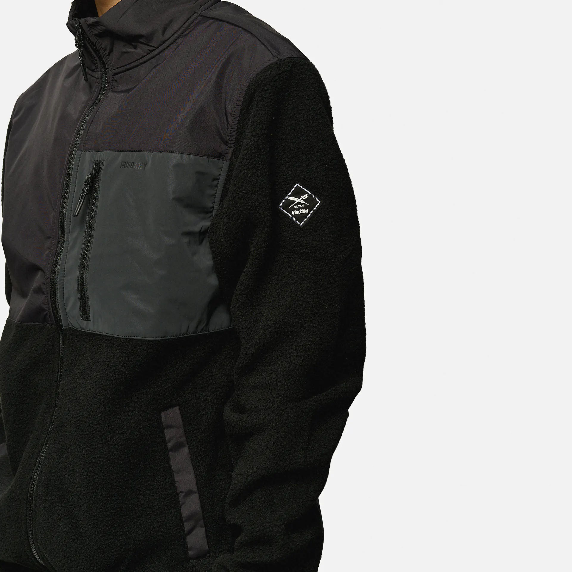 Iriedaily Auf Deck Fleece Jacket Uni Black