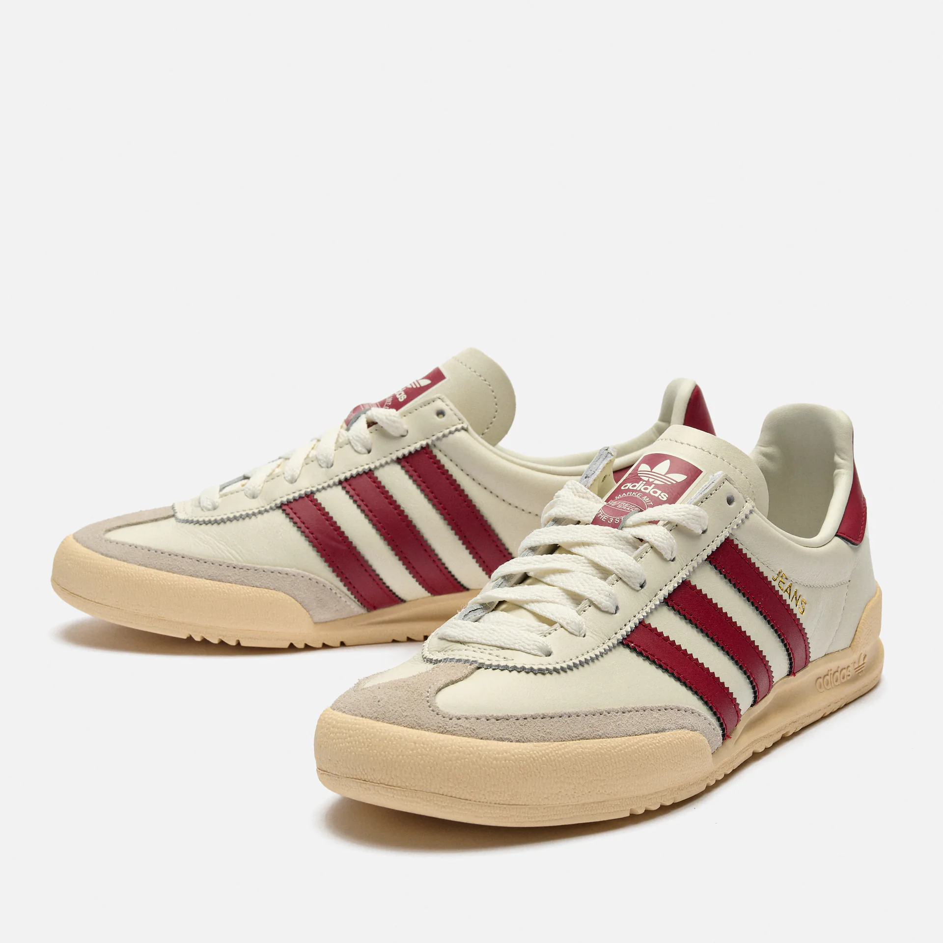 adidas Originals Jeans  Sneakers Chalk White/Collegiate Burgundy