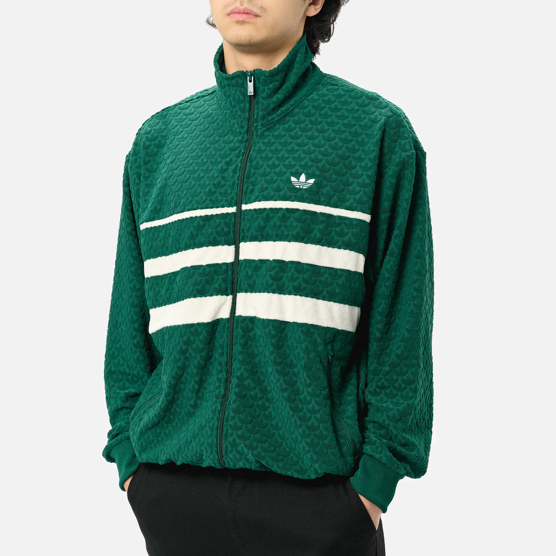 adidas Originals Monogram Track Jacket Collegiate Green