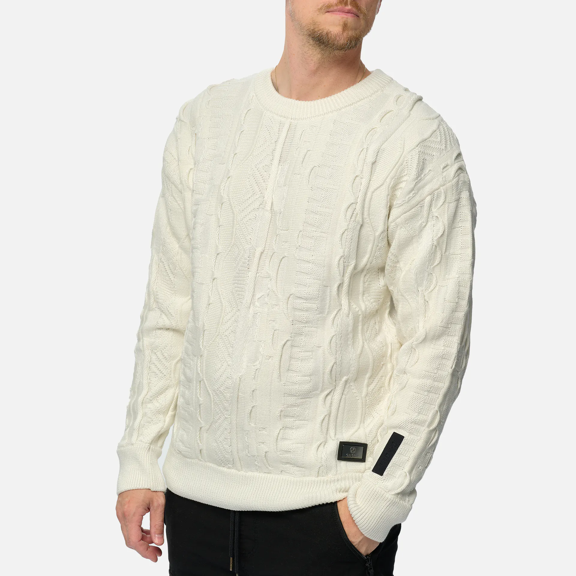 Carlo Colucci Knit Pullover Offwhite