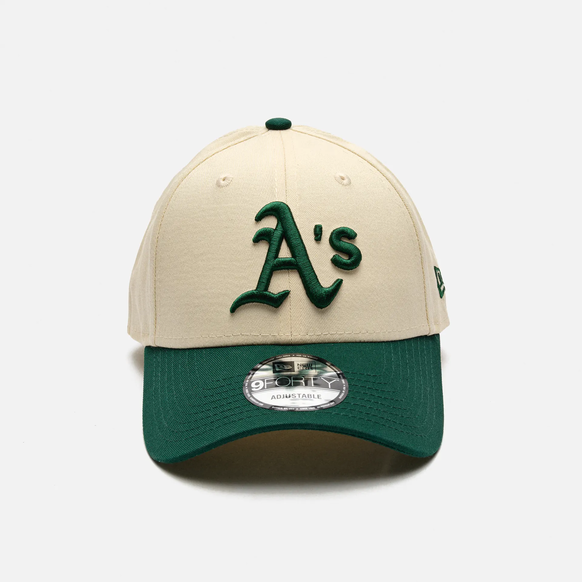 New Era Colour Block 9Forty Oakland Athletics Beige