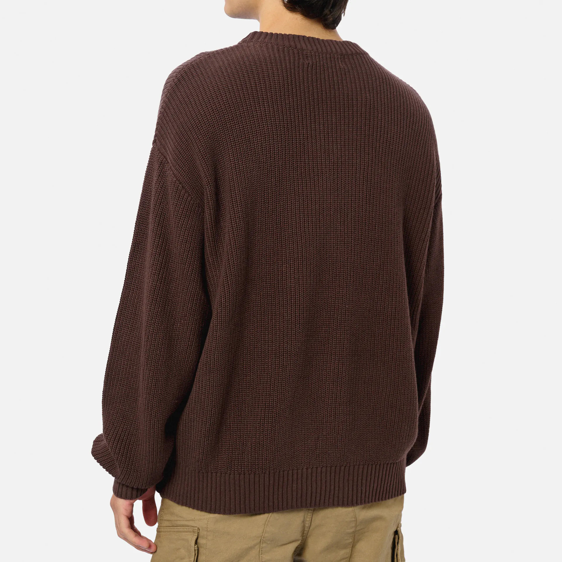 Another Cotton Established Knit Sweater Brown