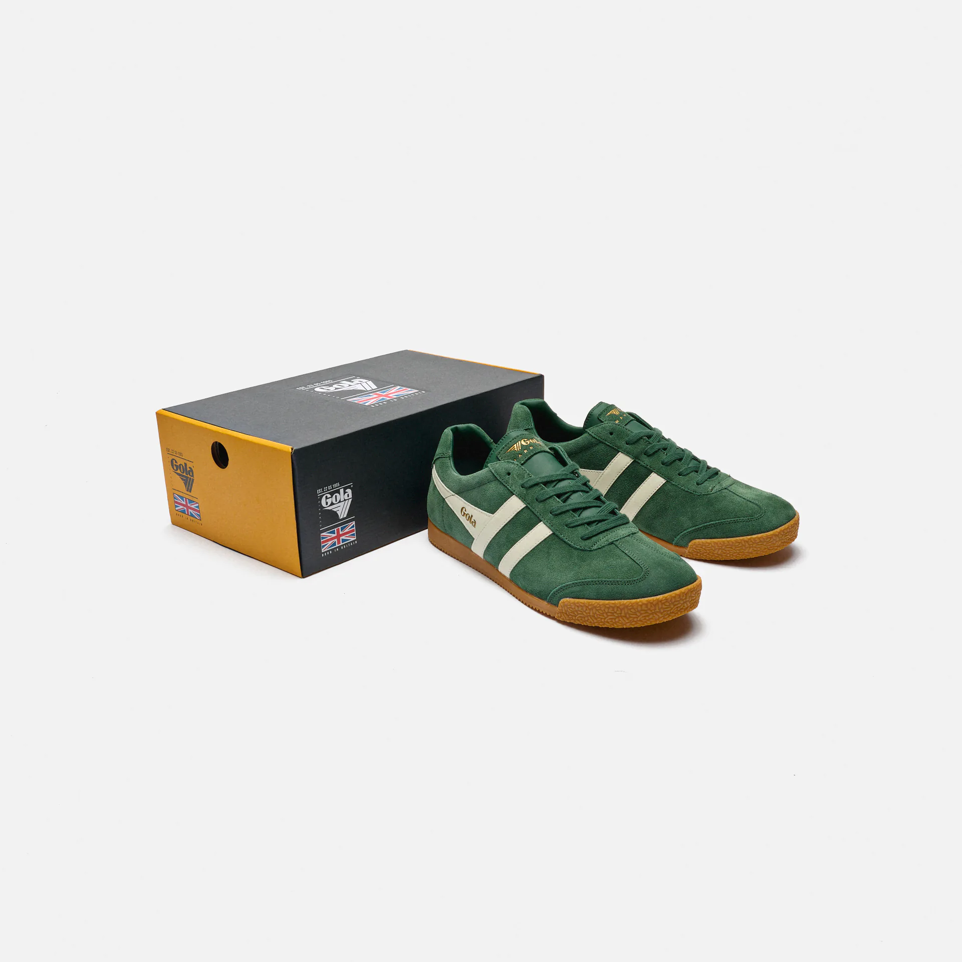 Gola Harrier Sneaker Evergreen/Off White