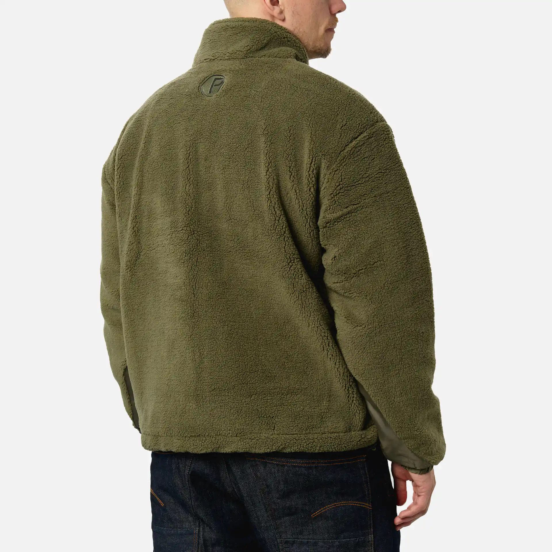 PEGADOR Archer Teddy Jacket Faded Olive