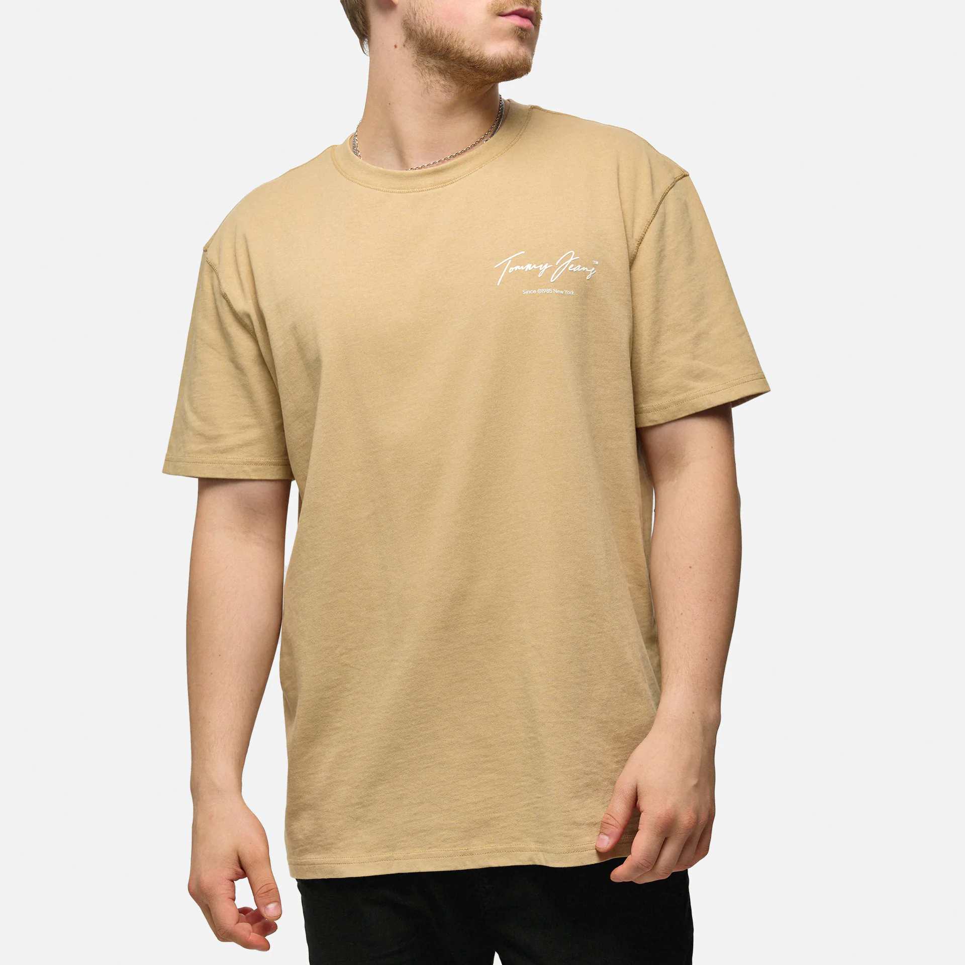 Tommy Jeans Regular Vintage DNA T-Shirt Beige