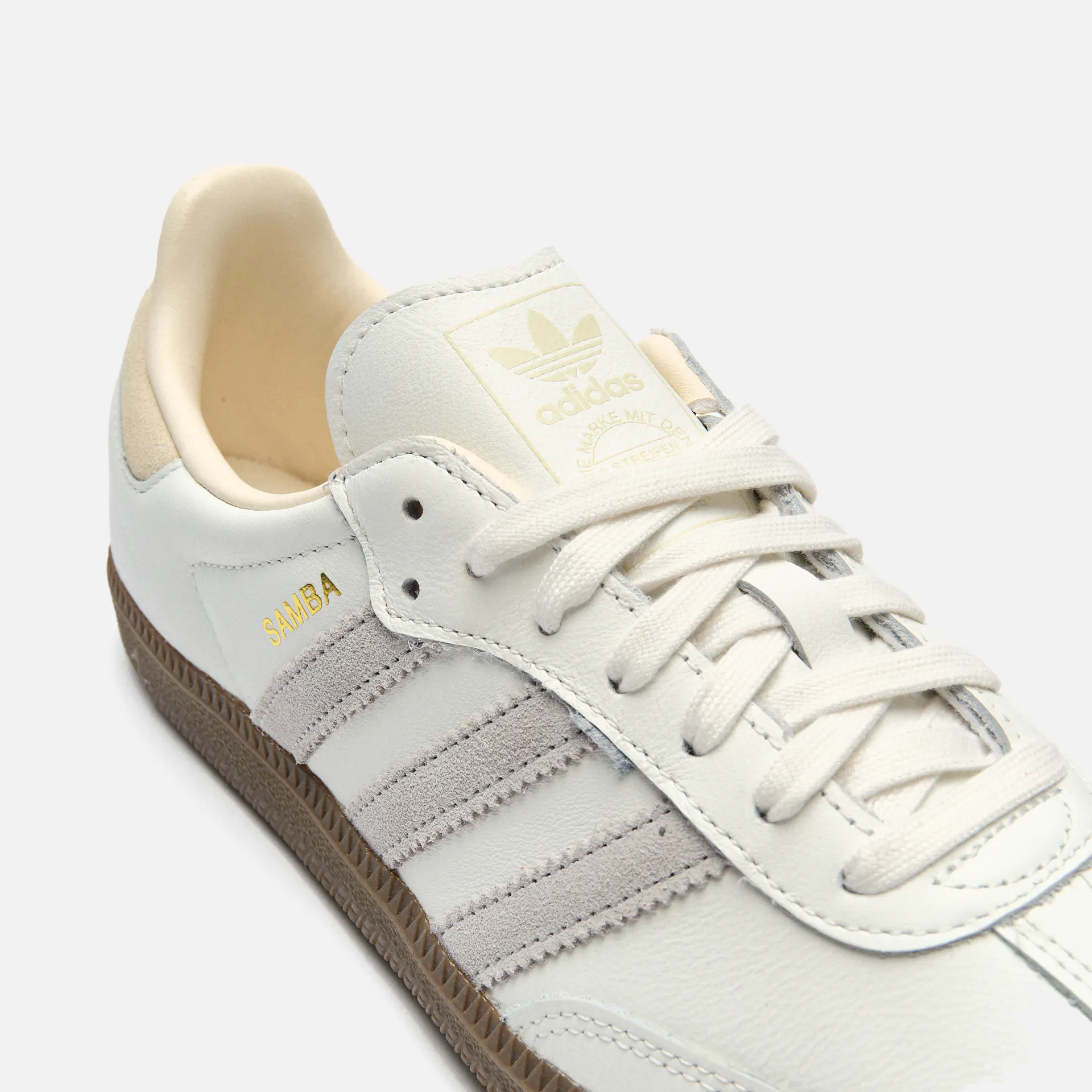 adidas Originals Samba Sneaker OG White Grey Two Cream White