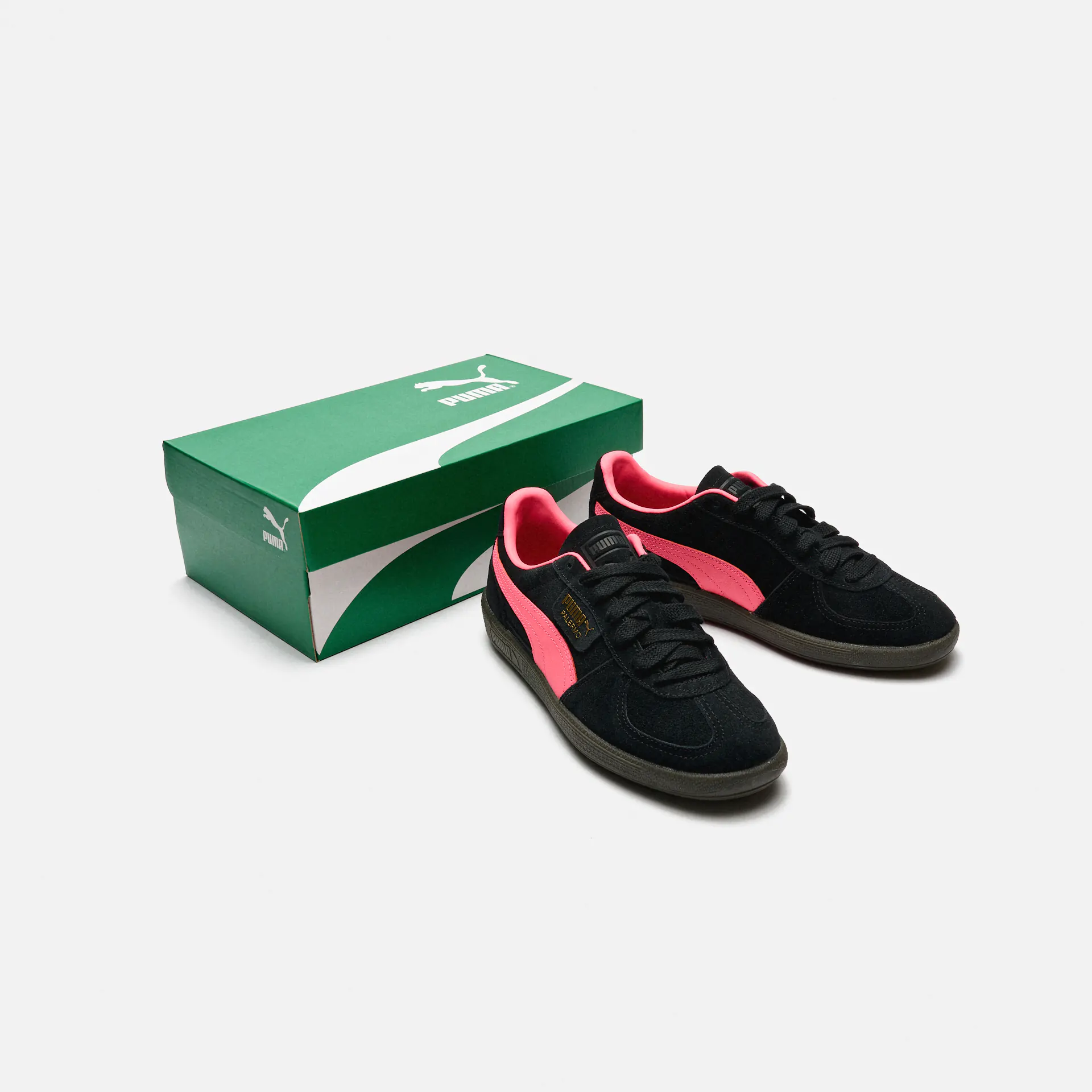 PUMA Palermo Sneaker Black/Sunset Glow/Gum