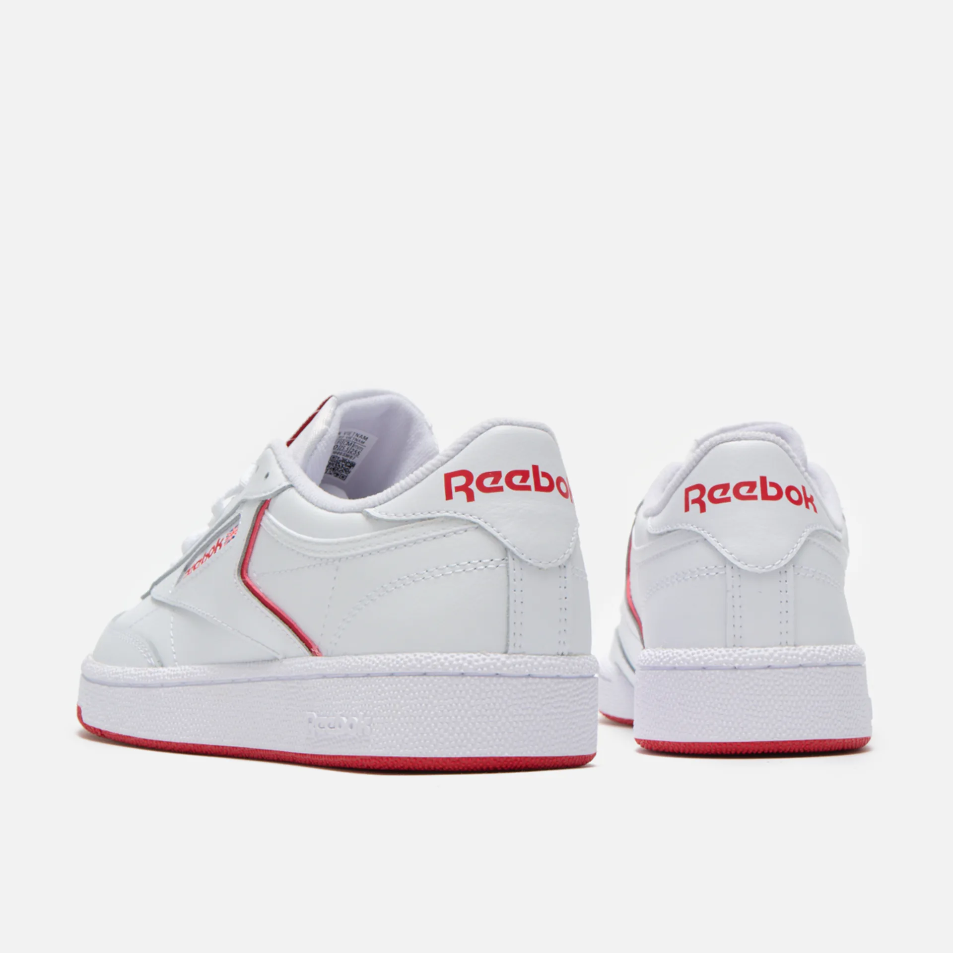 Reebok Club C 85 White/White/Flash Red