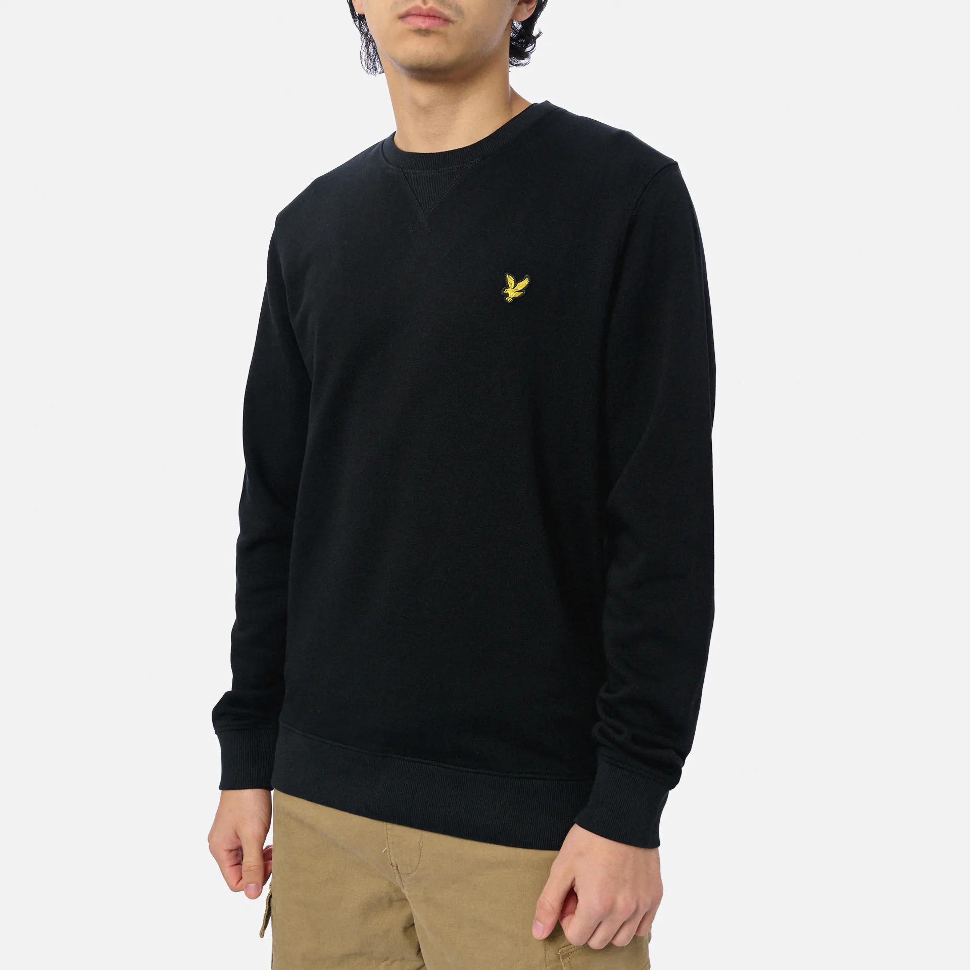 Lyle & Scott Crew Neck Sweatshirt Jet Black