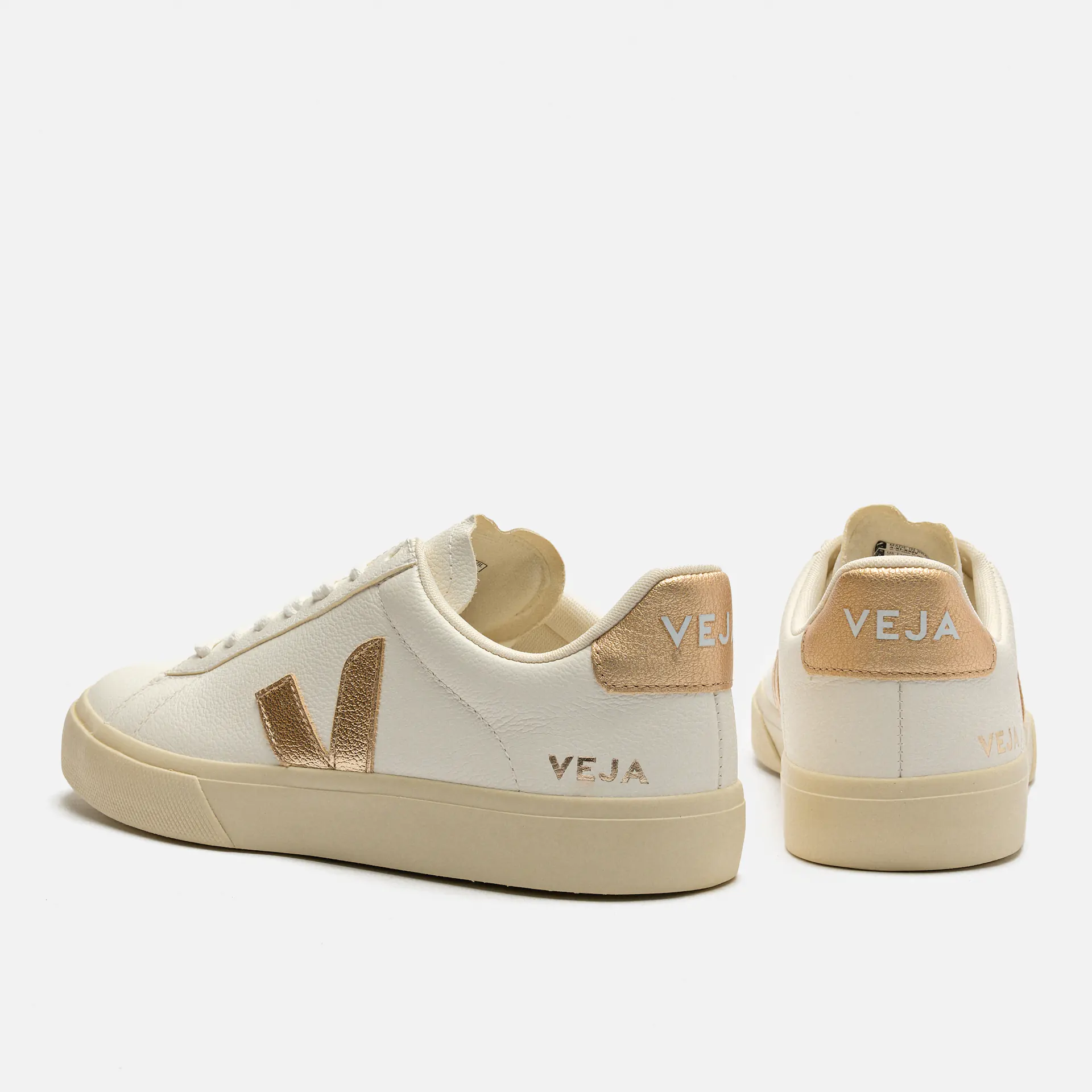 Veja Campo Chromefree Leather Sneaker Extra White/Platine