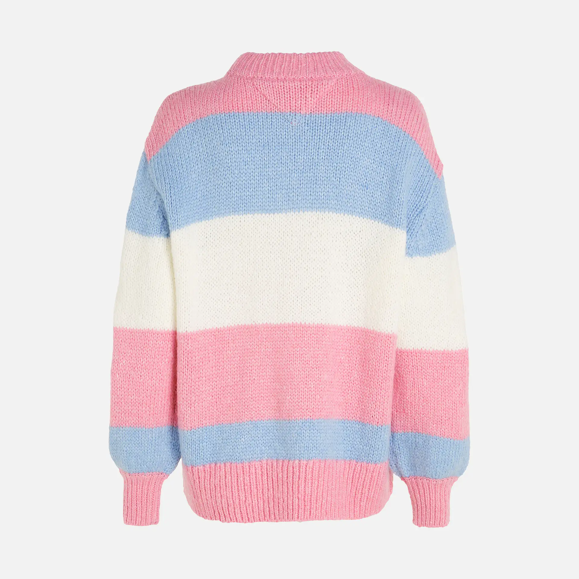 Tommy Jeans Colorblock Sweater Ballet Pink/Stripe