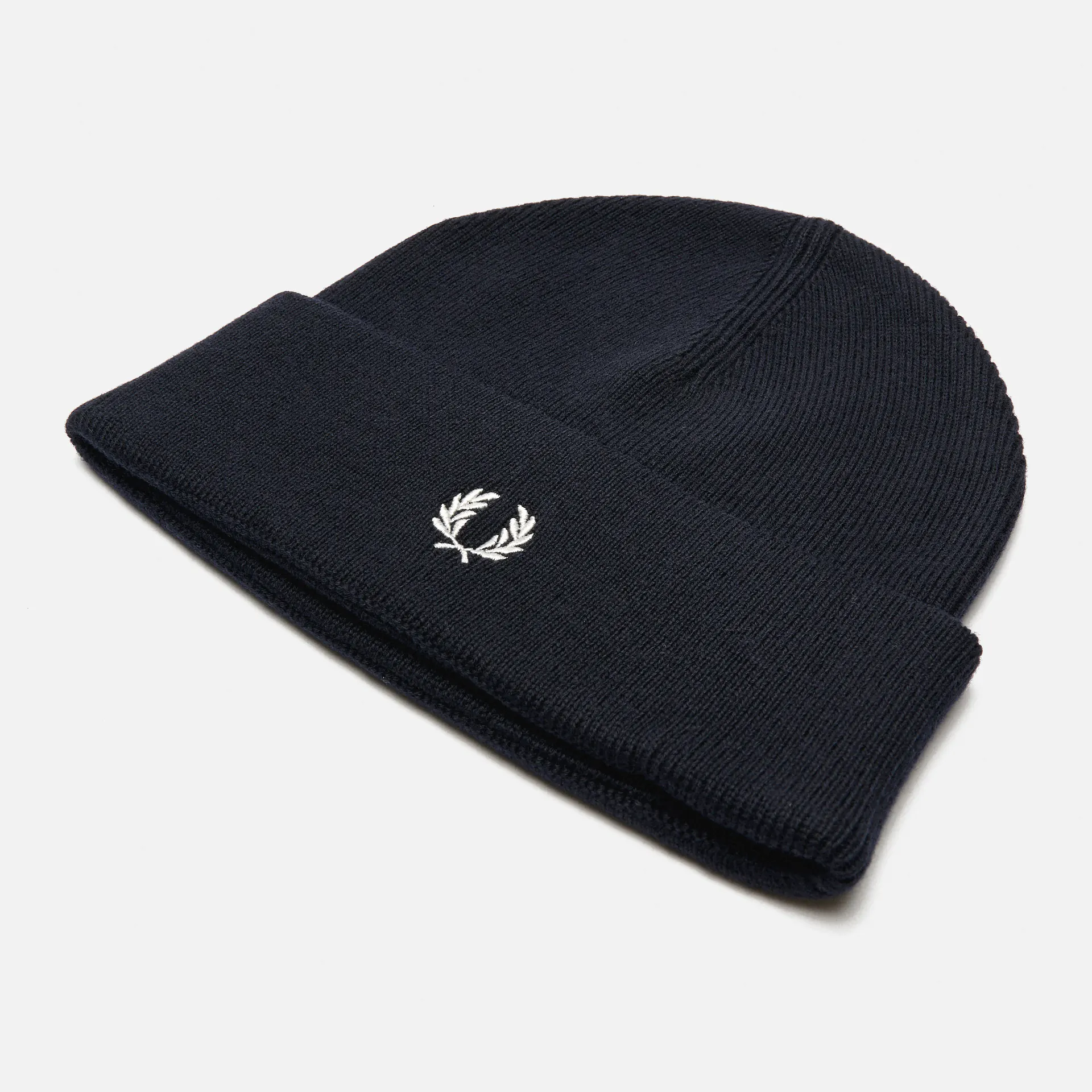 Fred Perry Classic Beanie Navy/Snow White