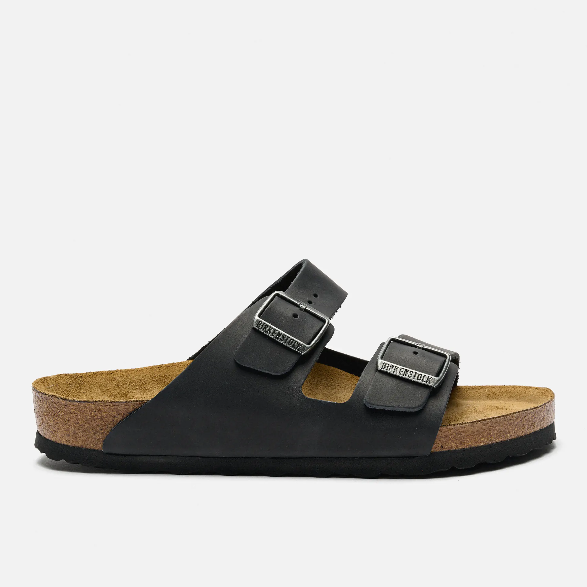 Birkenstock Arizona Oiled Leather Sandals Black