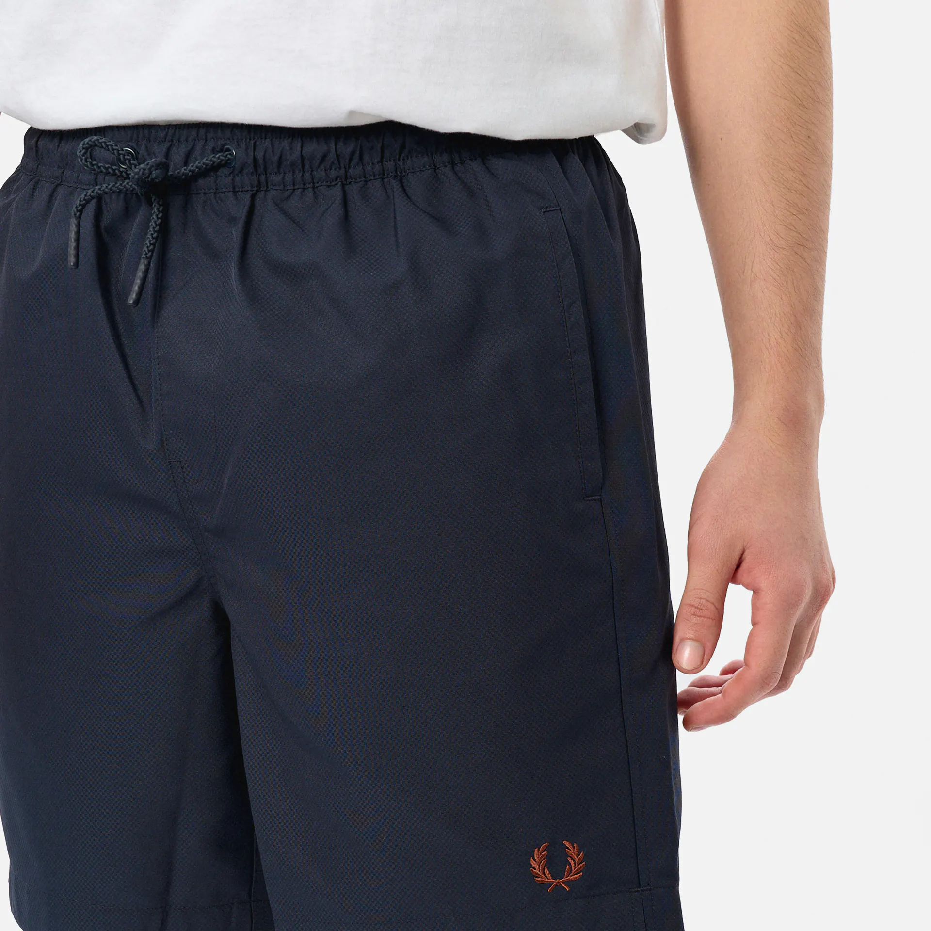 Fred Perry Classic Swimshort Navy/Cinnamon