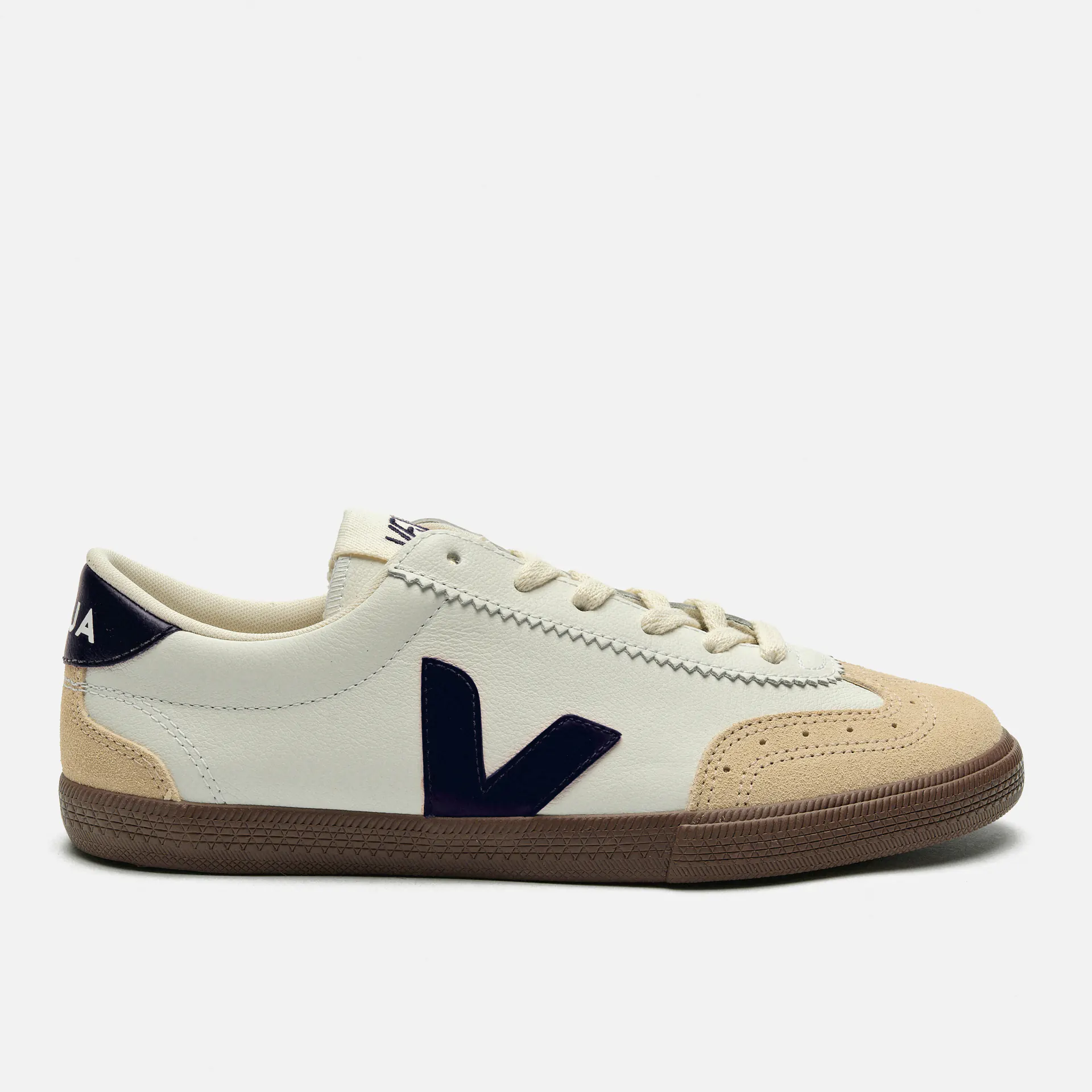 Veja Volley O.T. Leather Sneaker White Nautico Bark