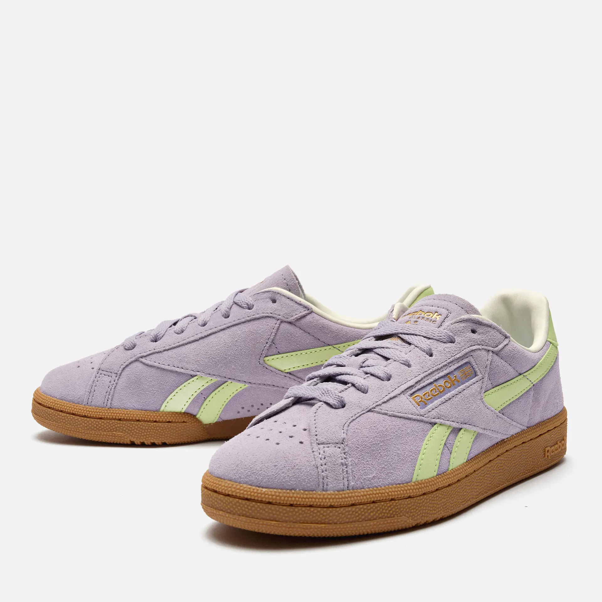 Reebok Club C Grounds UK Sneaker Dusk Purple/Astro Lime/Gum