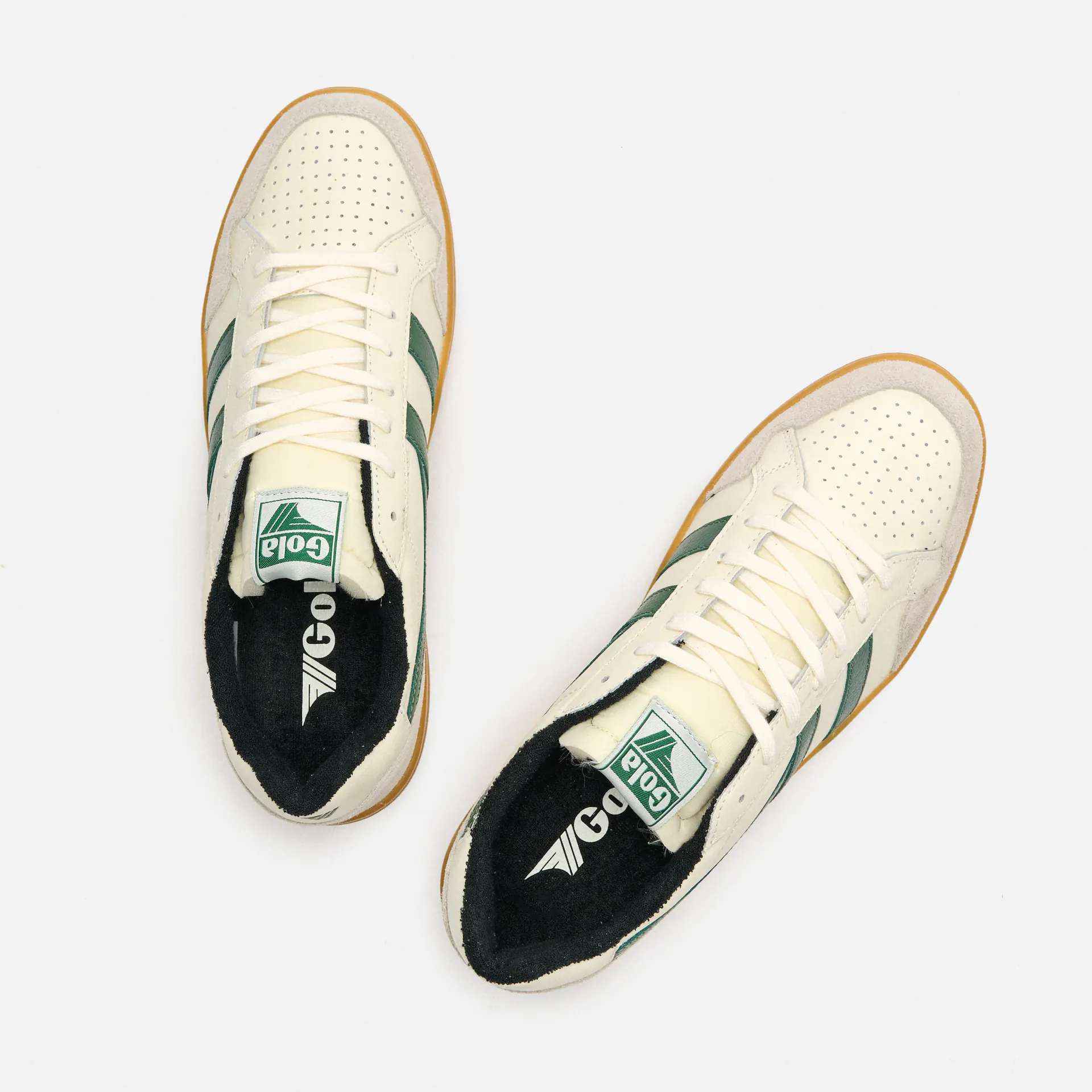 Gola Eagle '86 Sneaker Off White/Evergreen/Black/Gum