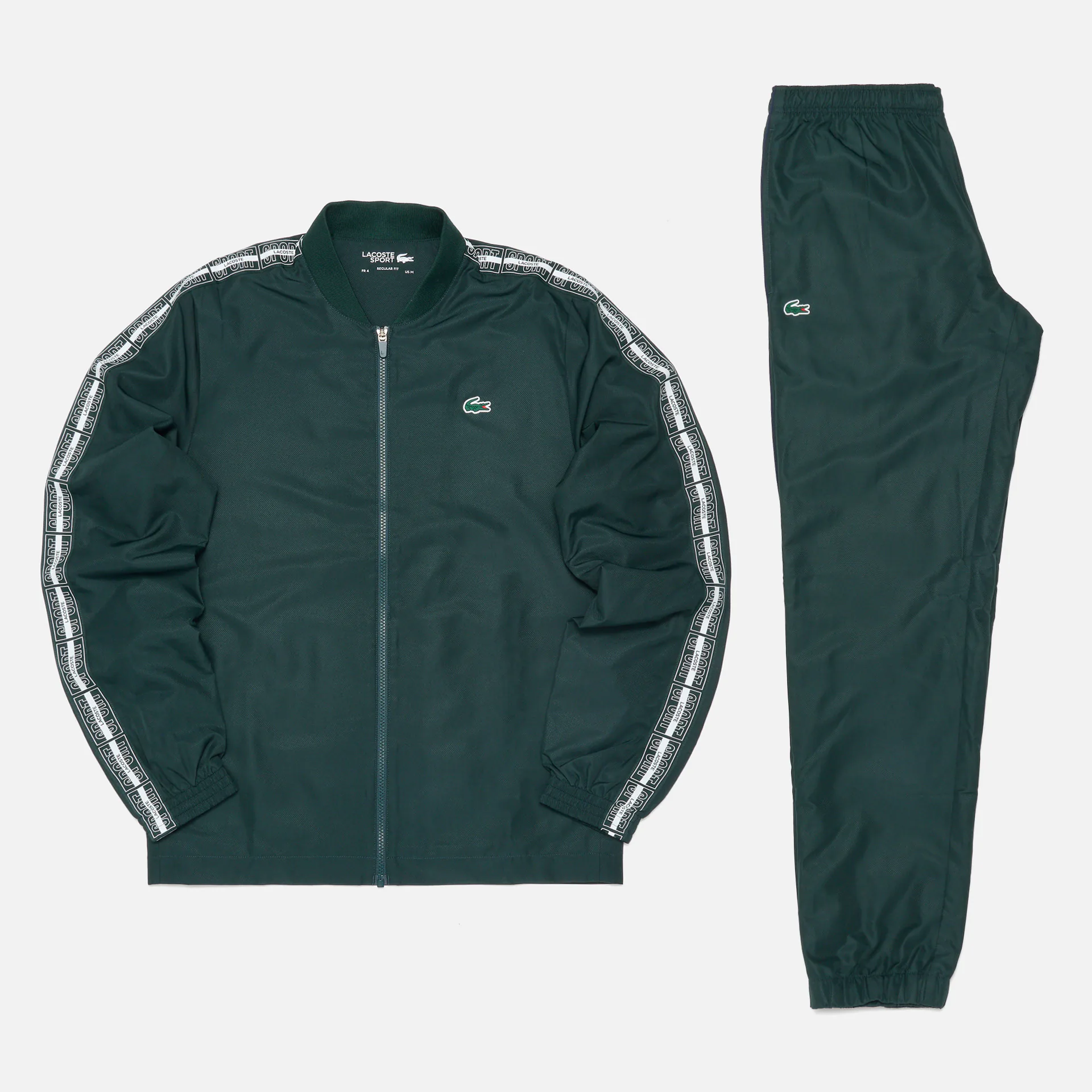 Lacoste Recycled Fabric Tennis Tracksuit Sinople