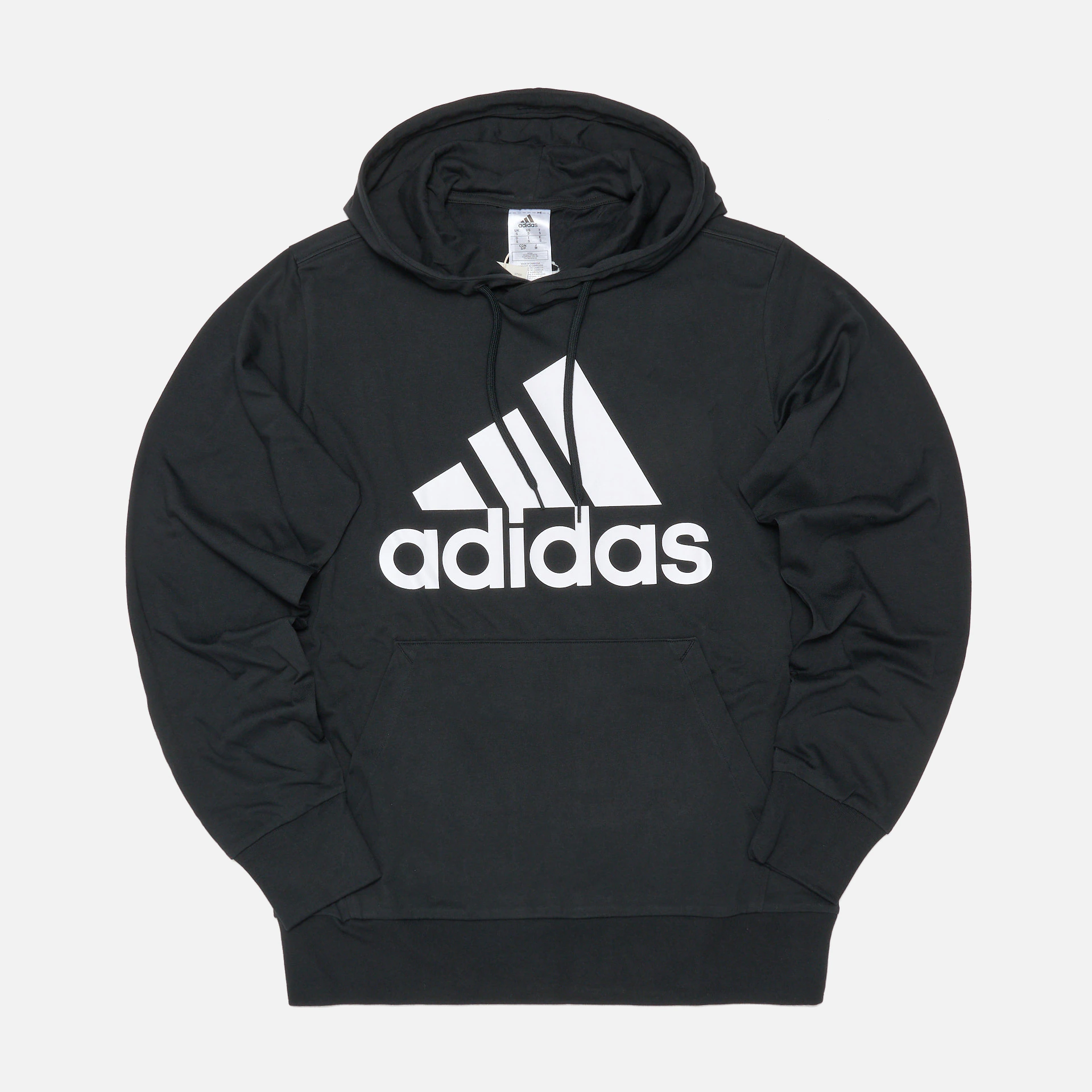 adidas Sweatshirt Essentials Logo Hoodie Black/White