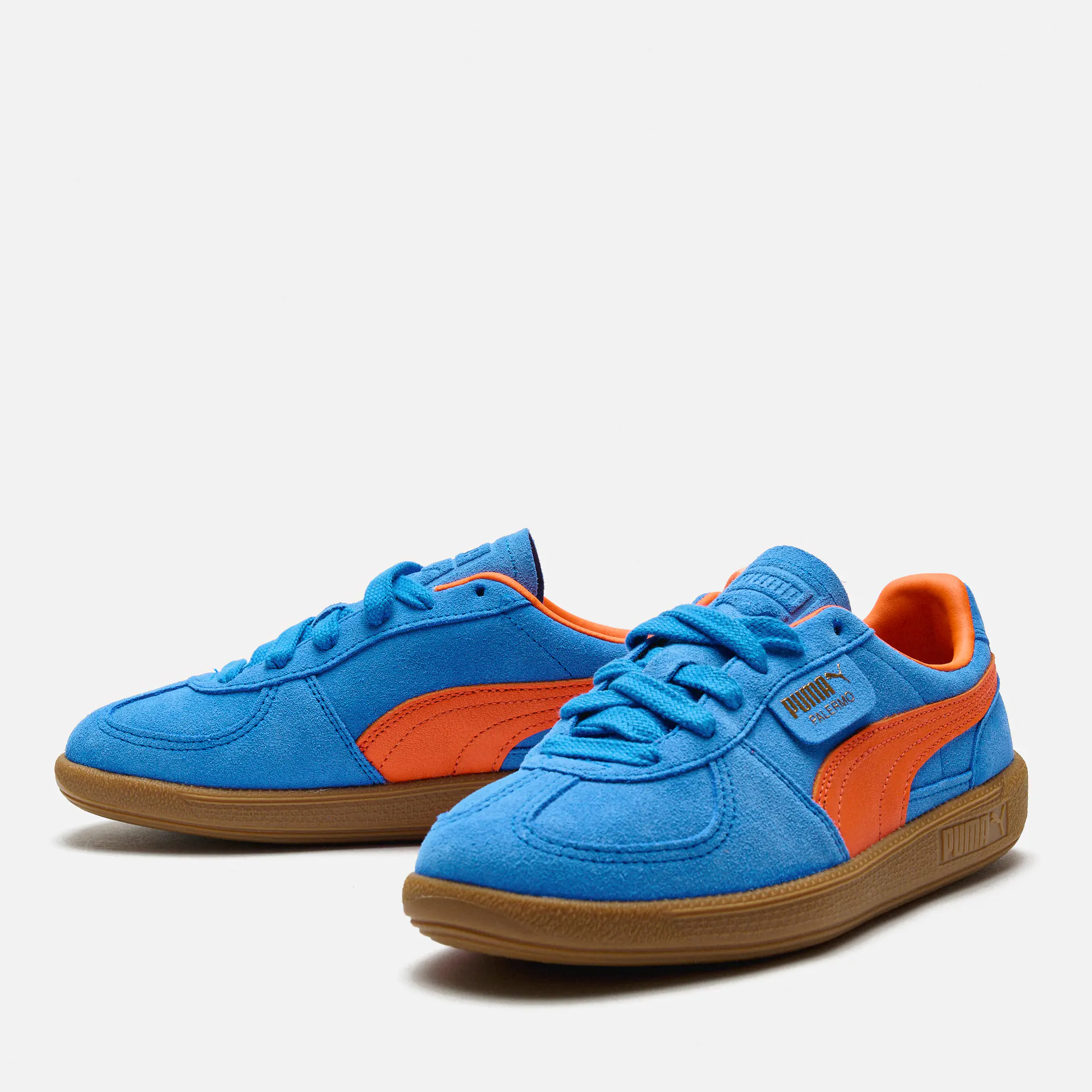 PUMA Palermo Sneaker Hyperlink Blue-Flame Flicker-Gum